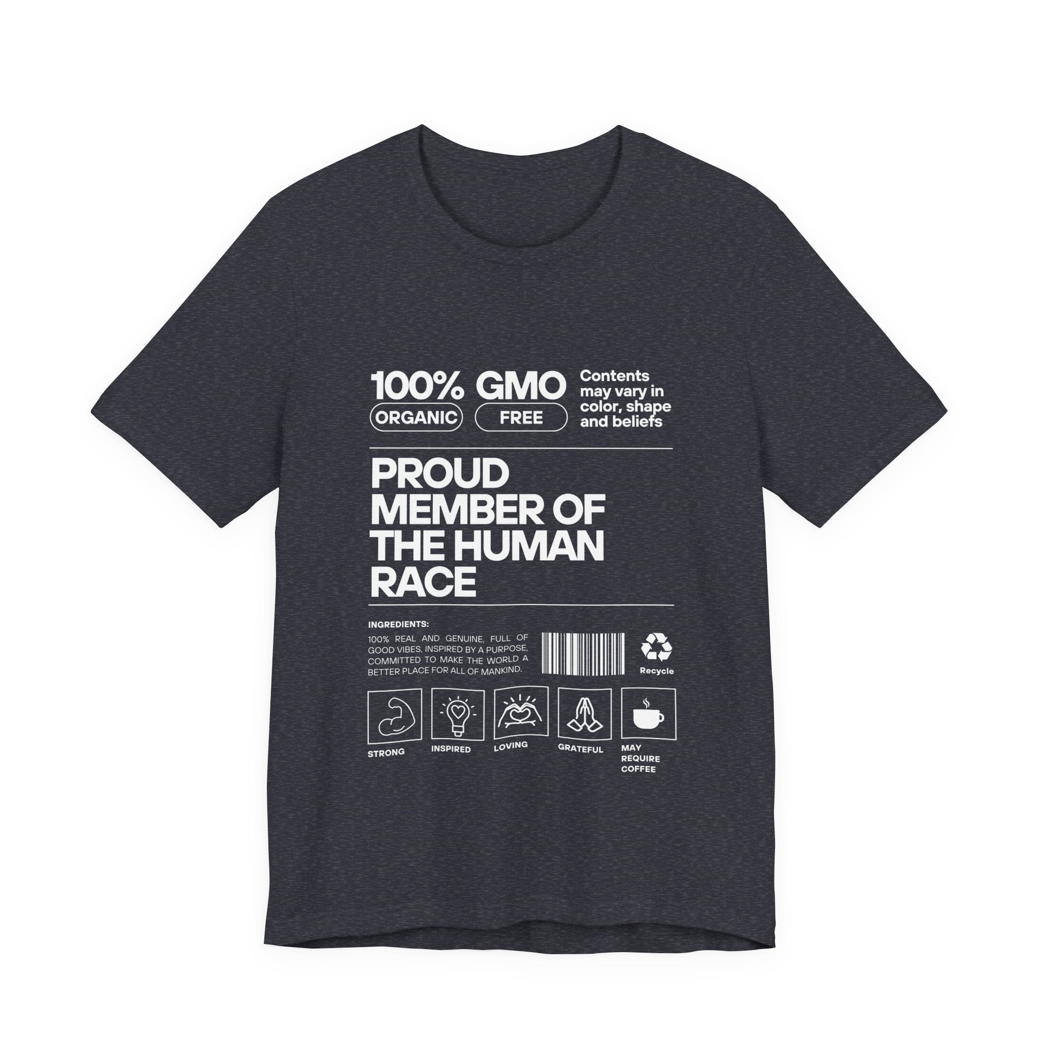 Proud Member of the Human Race-Unisex Jersey Short Sleeve Tee