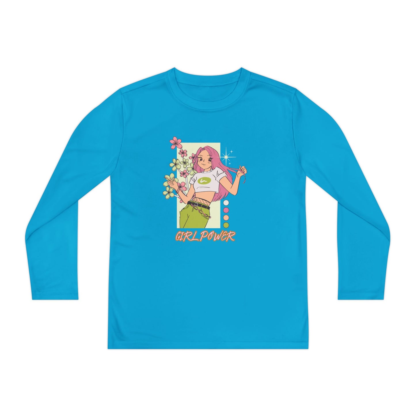 Girl Power-Youth Long Sleeve Competitor Tee