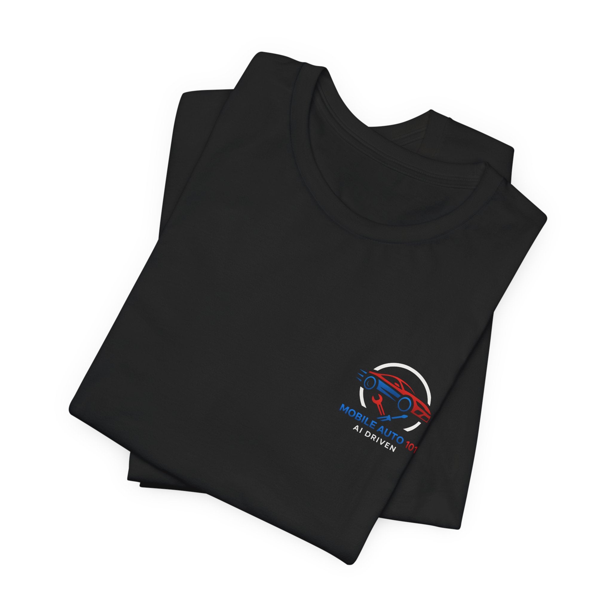 Mobile Auto 101 2nd Ed. (front and back design)-Unisex Jersey Short Sleeve Tee