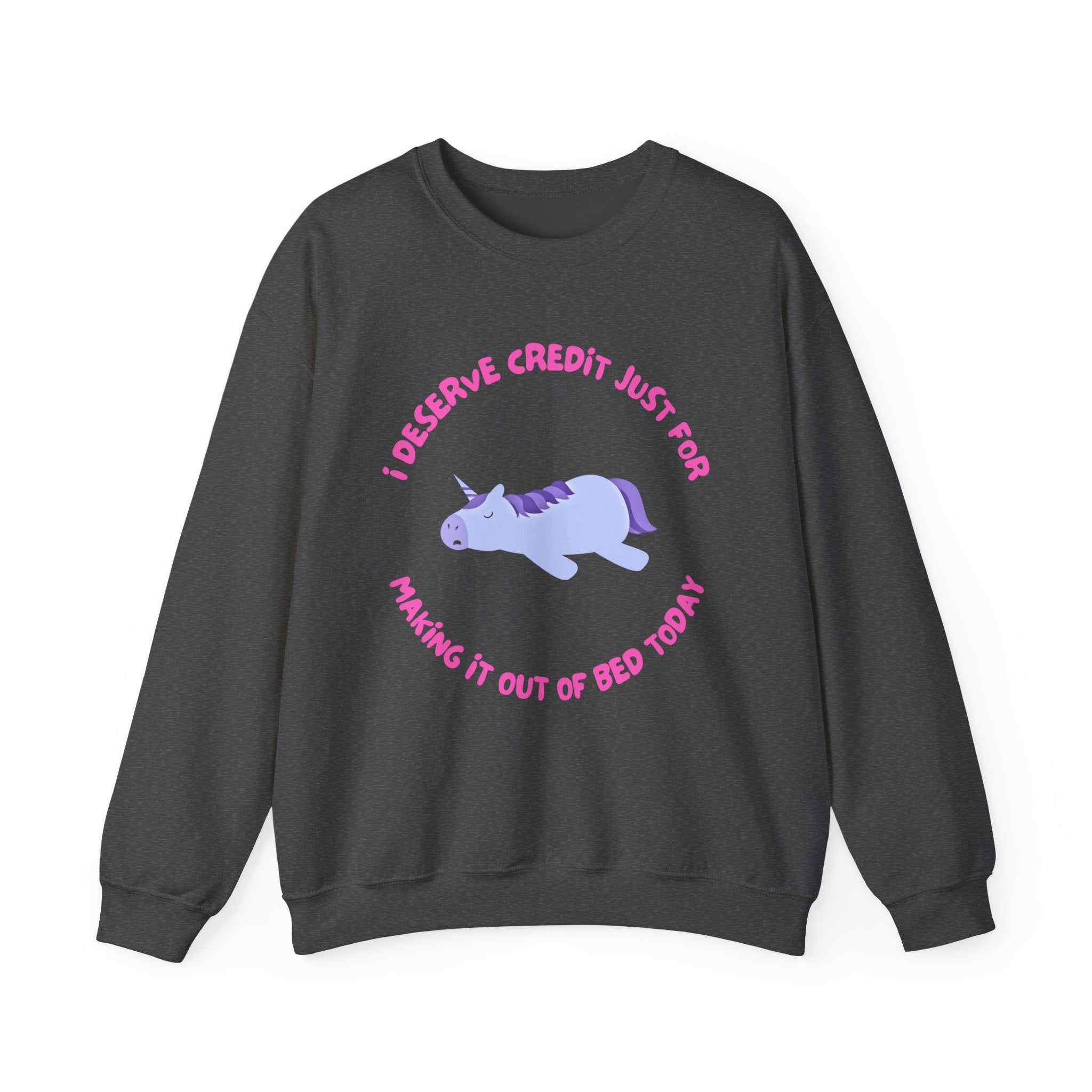 I Deserve Credit (2 Sided Print)-Unisex Heavy Blend™ Crewneck Sweatshirt