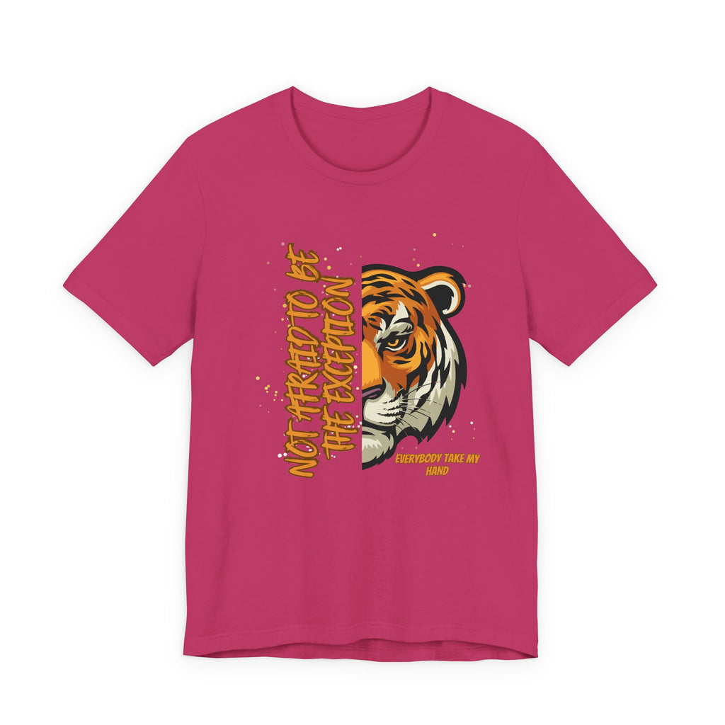 Not Afraid to Be the Exception-Unisex Jersey Short Sleeve Tee