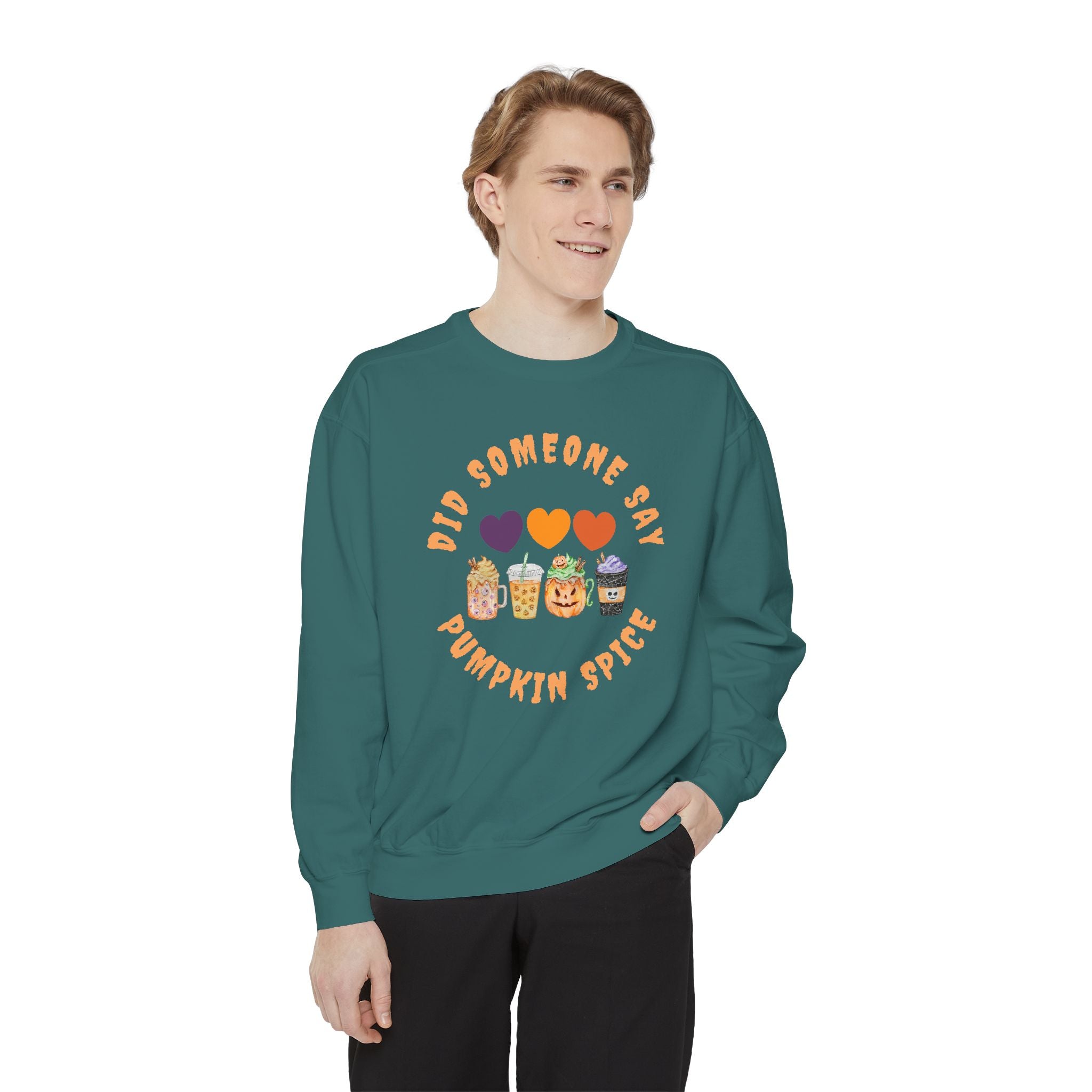 Pumpkin Spice Sweatshirt, Cozy Crewneck for Fall, Unisex Sweatshirt, Cute Autumn Apparel, Perfect for Halloween or Thanksgiving