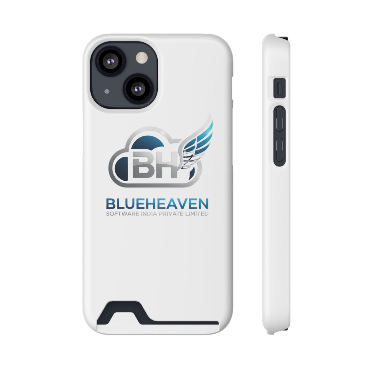 BlueHeaven Logo Phone Case with Card Holder