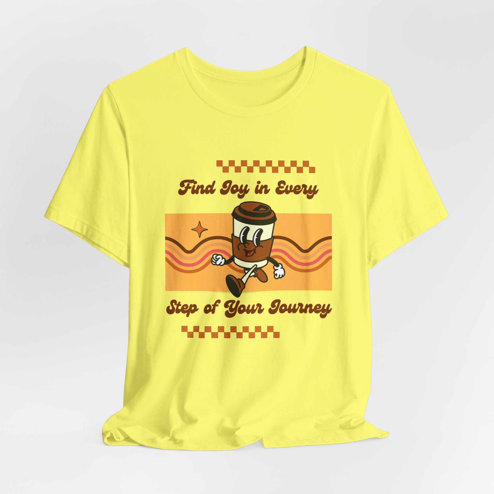 Find Joy in Every Step of Your Journey-Unisex Jersey Short Sleeve Tee