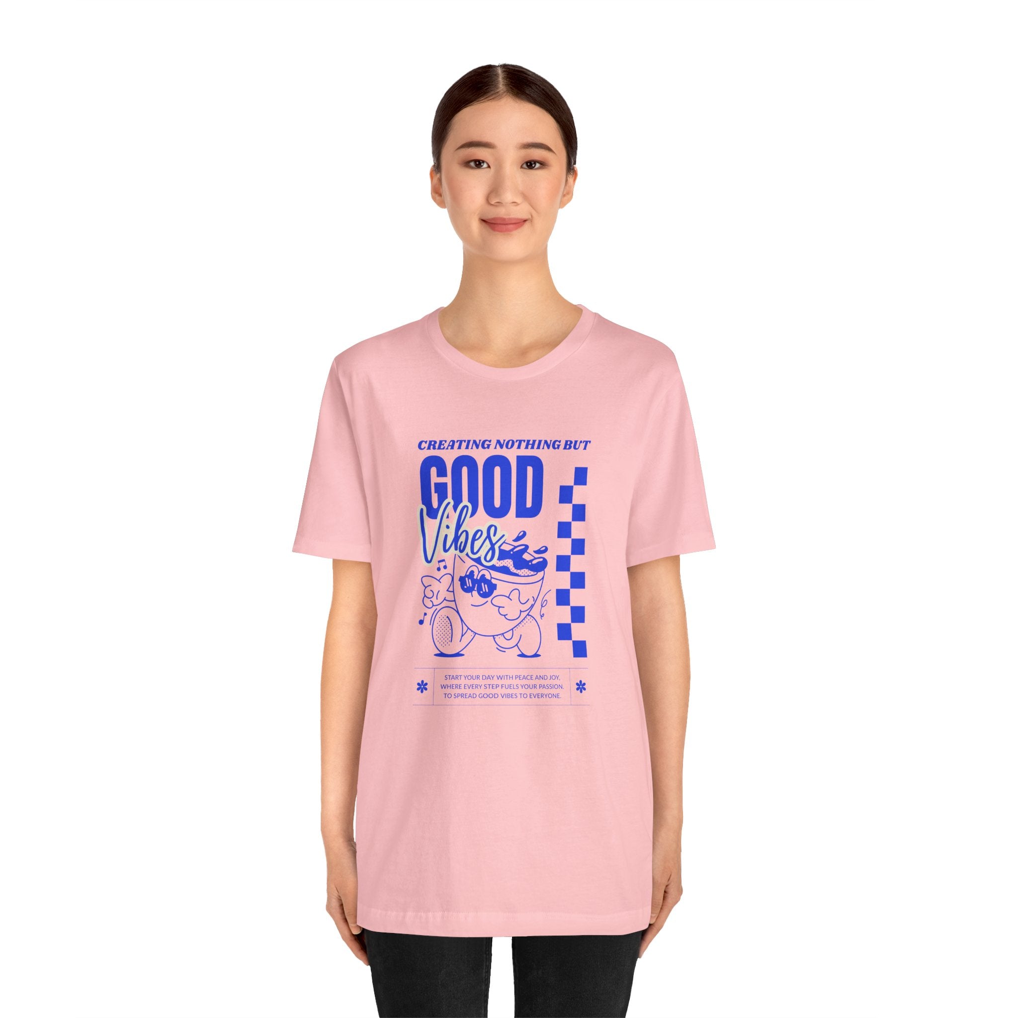 Creating Nothing But Good Vibes-Unisex Jersey Short Sleeve Tee