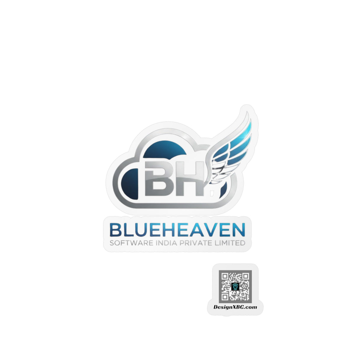 Blueheaven BH Winged Logo Kiss-Cut Vinyl Decal