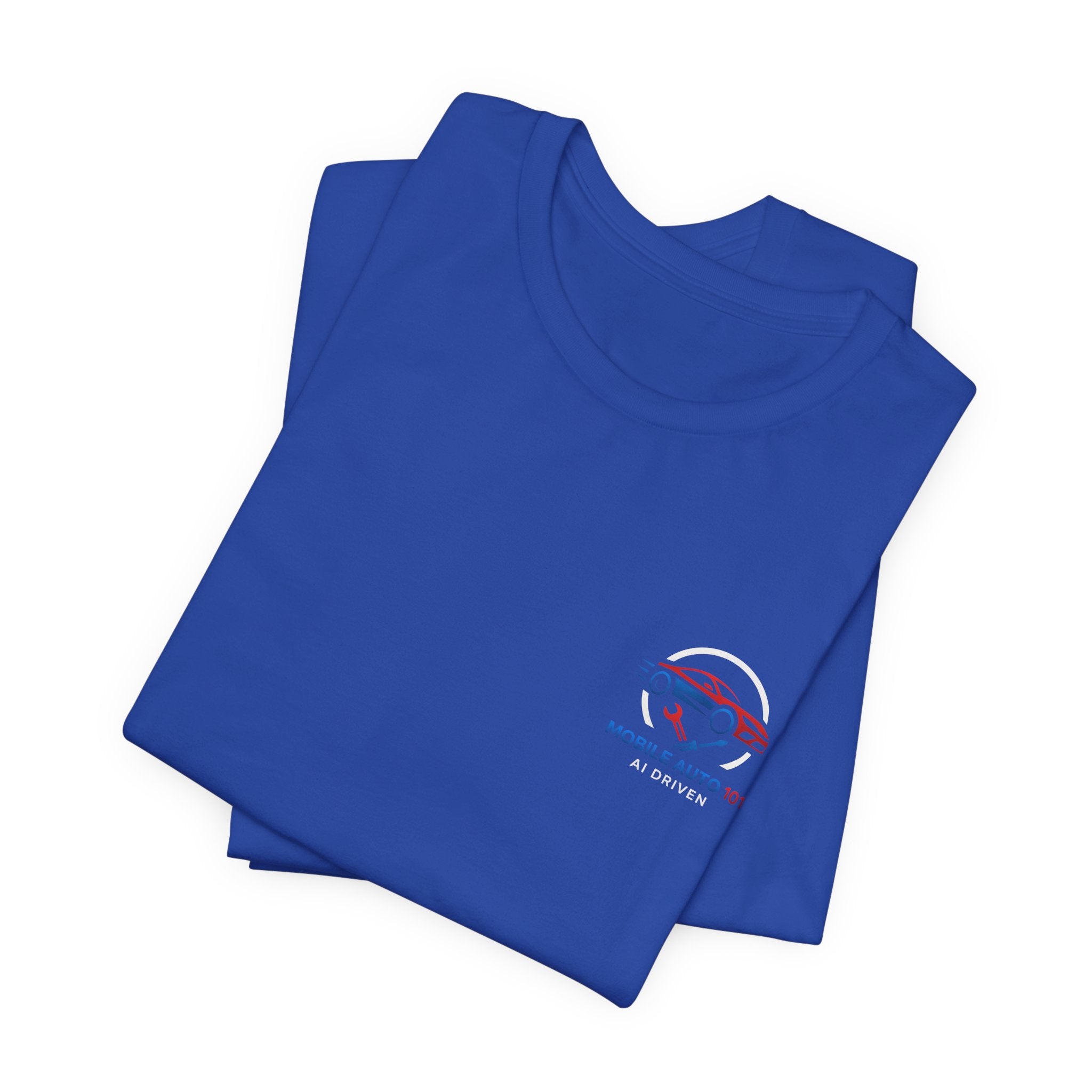 Mobile Auto 101 2nd Ed. (front and back design)-Unisex Jersey Short Sleeve Tee