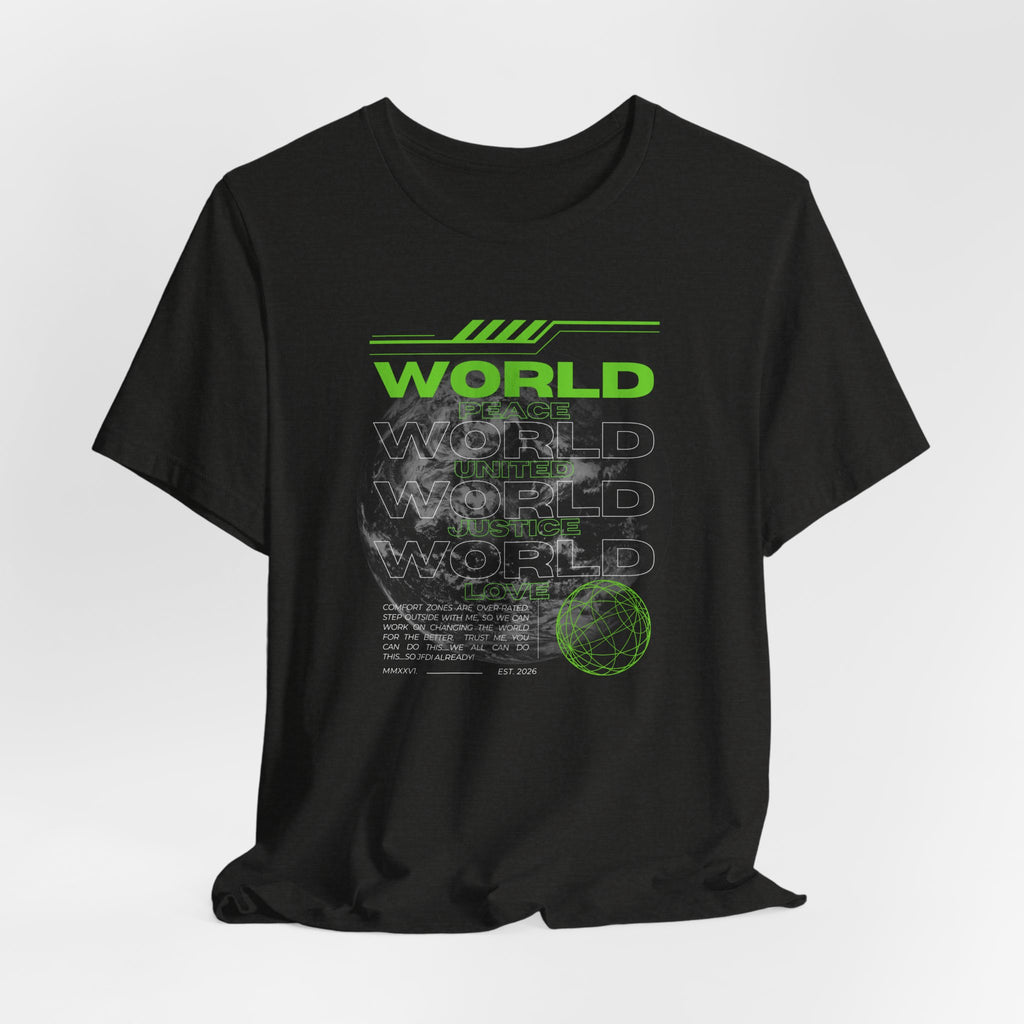 Change the World Design #1-Unisex Jersey Short Sleeve Tee