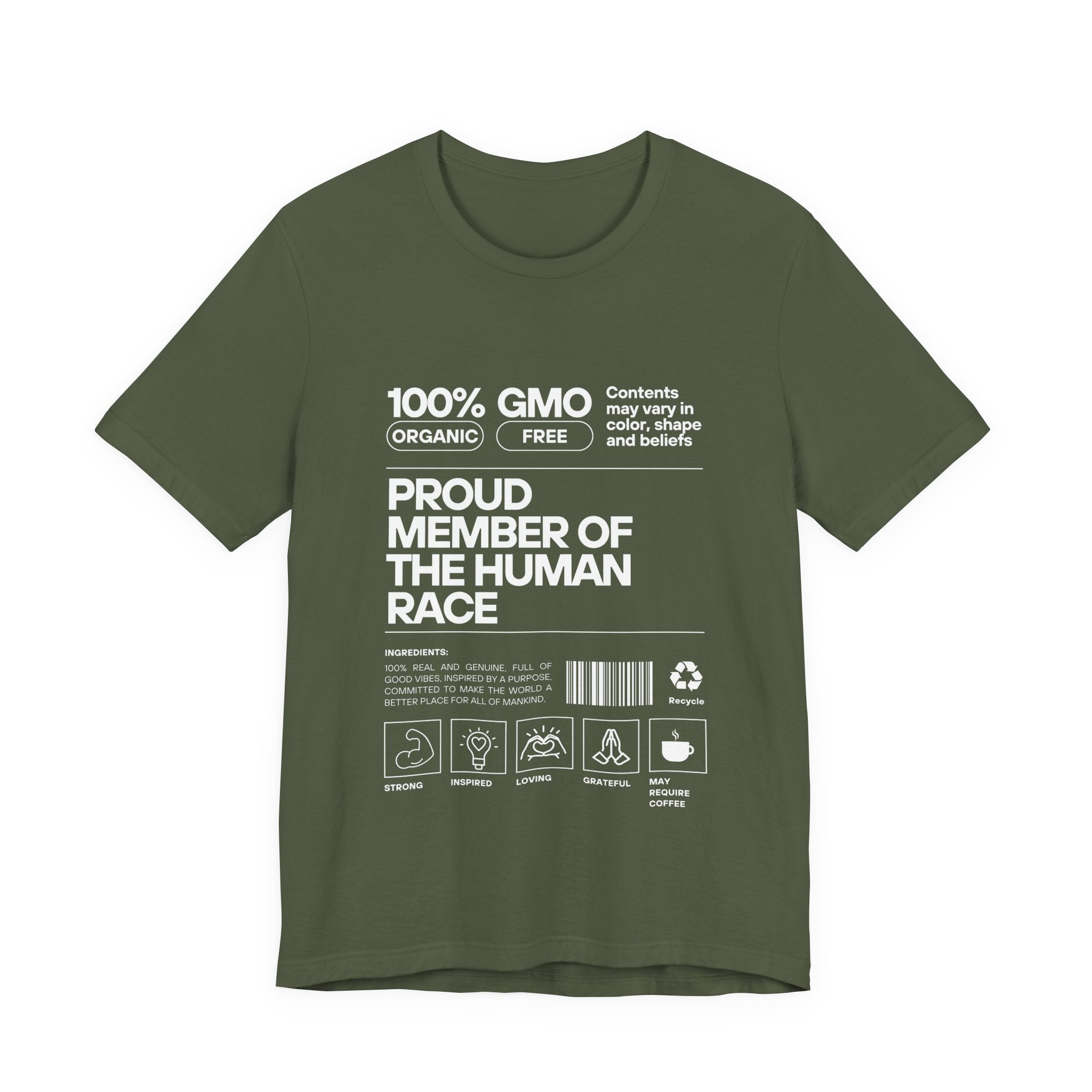Proud Member of the Human Race-Unisex Jersey Short Sleeve Tee