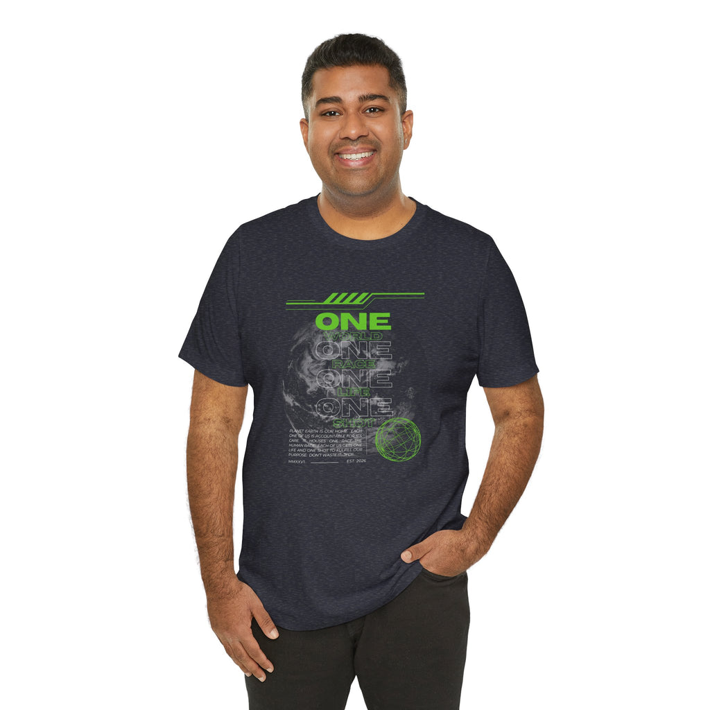 One World-Unisex Jersey Short Sleeve Tee