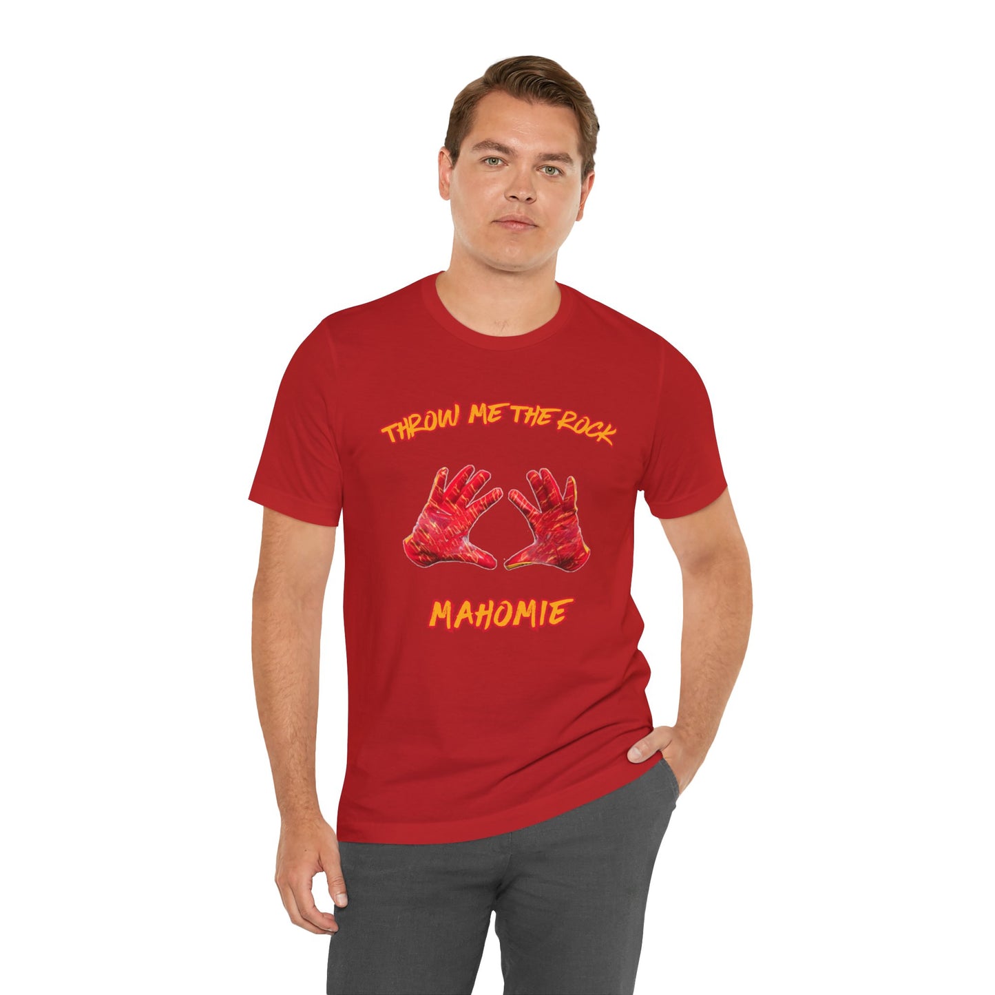 Throw Me the Rock Mahomie-Unisex Jersey Short Sleeve Tee