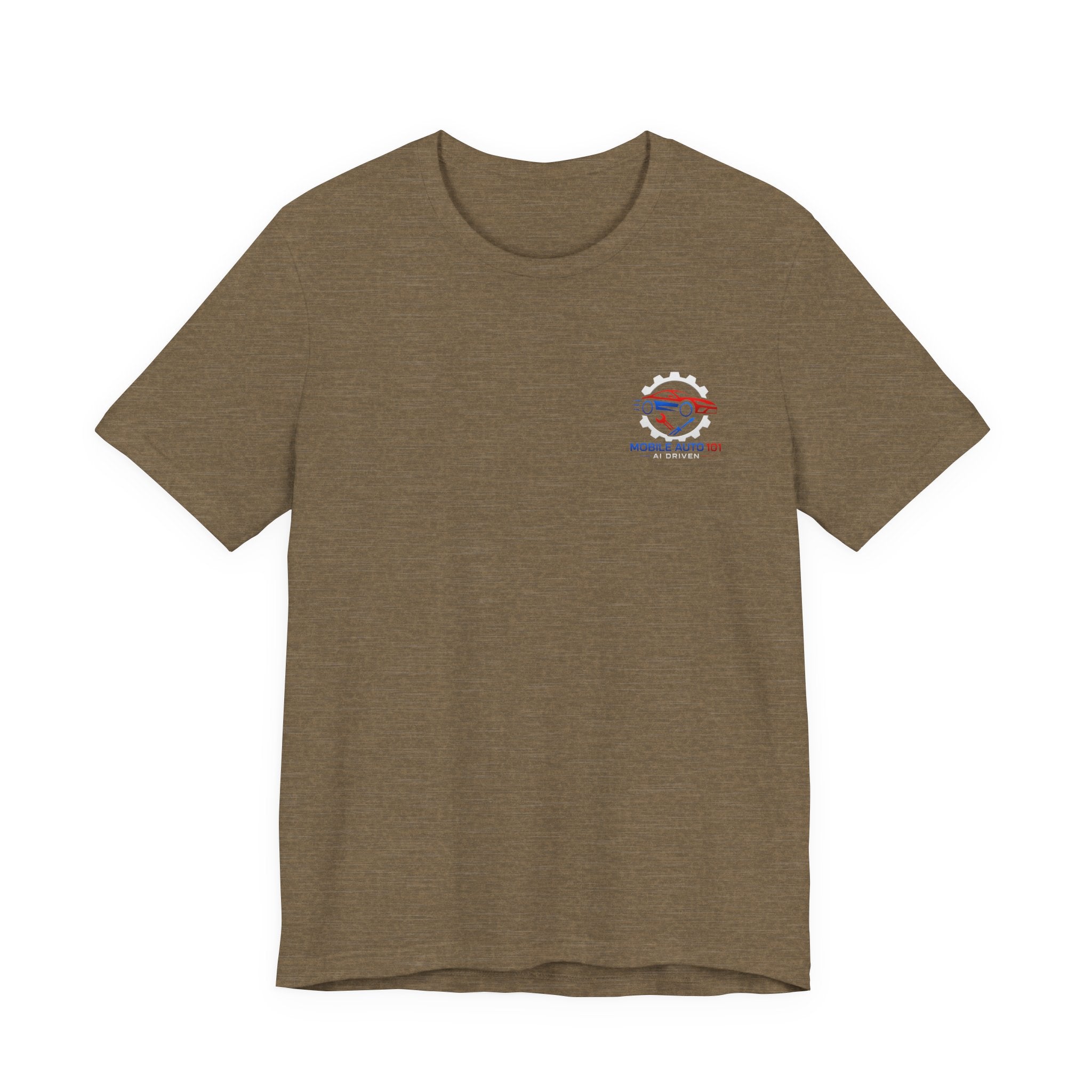Mobile Auto 101 3rd Ed. (front and back design)-Unisex Jersey Short Sleeve Tee