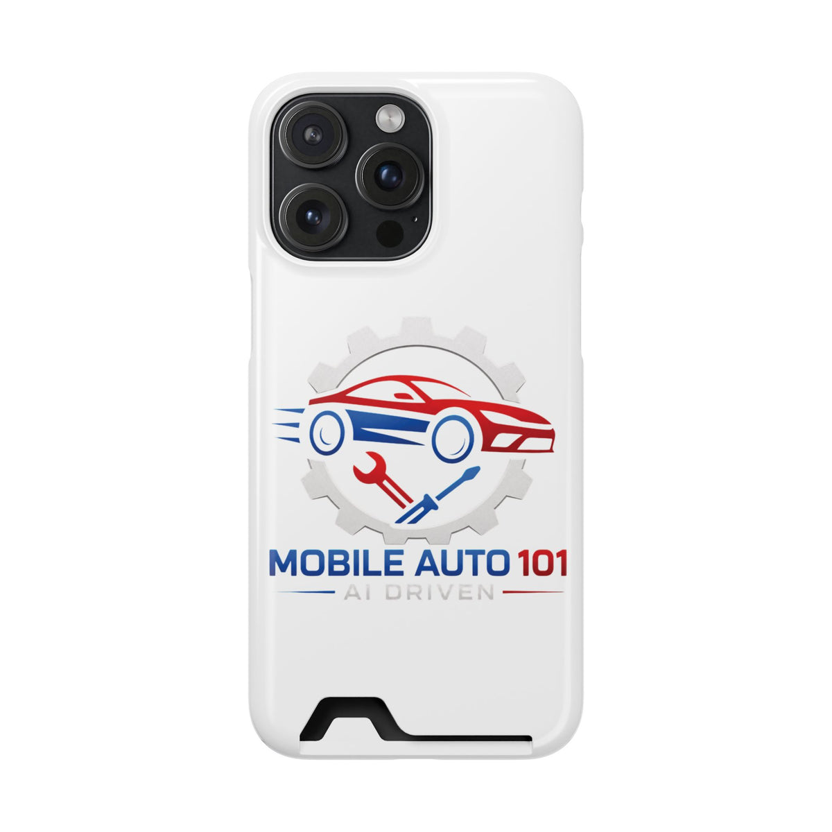 Mobile Auto 101 Logo Phone Case with Card Holder