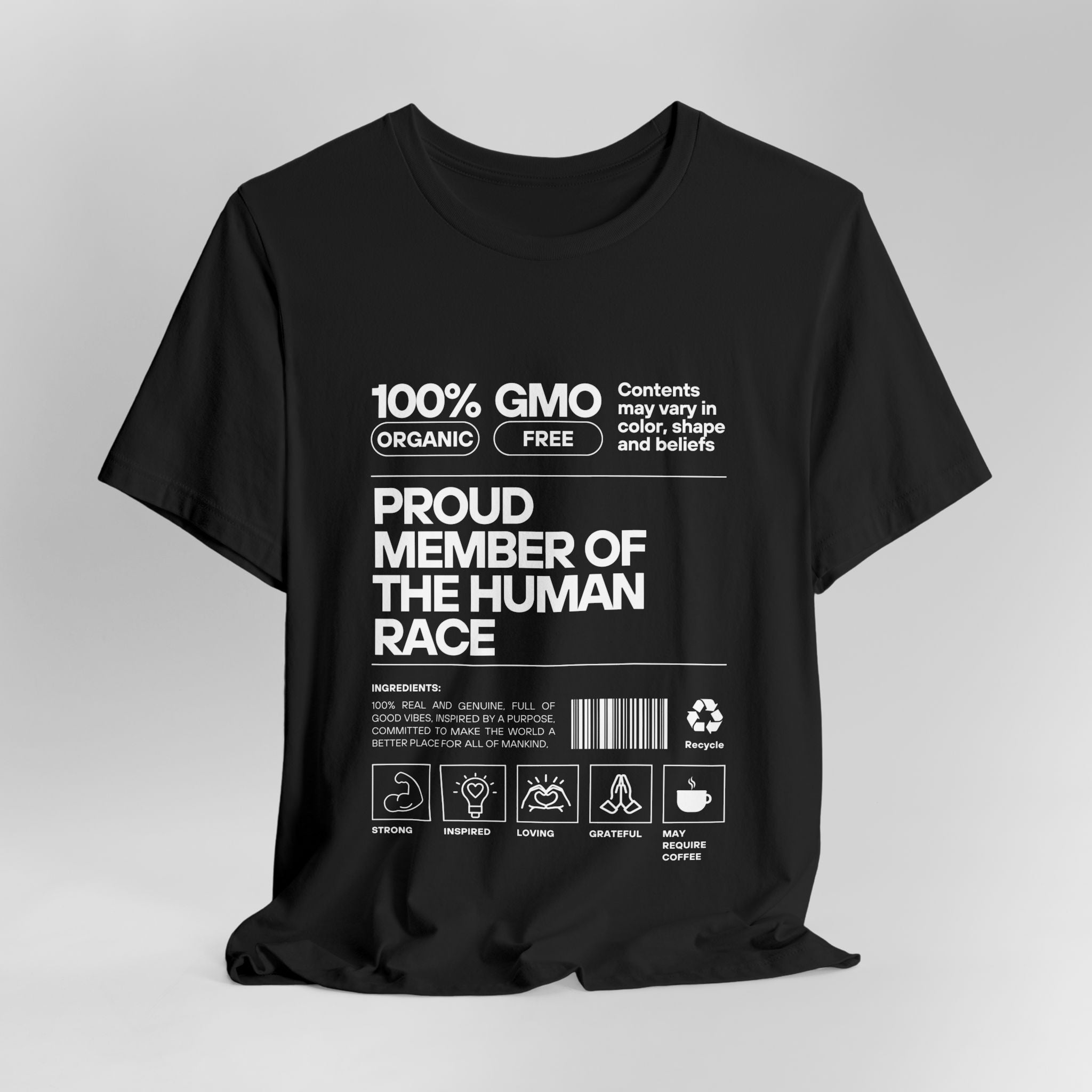Proud Member of the Human Race-Unisex Jersey Short Sleeve Tee