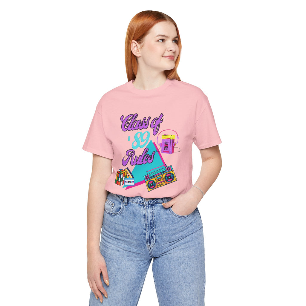 Class of '89 Rules Version 1-Unisex Jersey Short Sleeve Tee