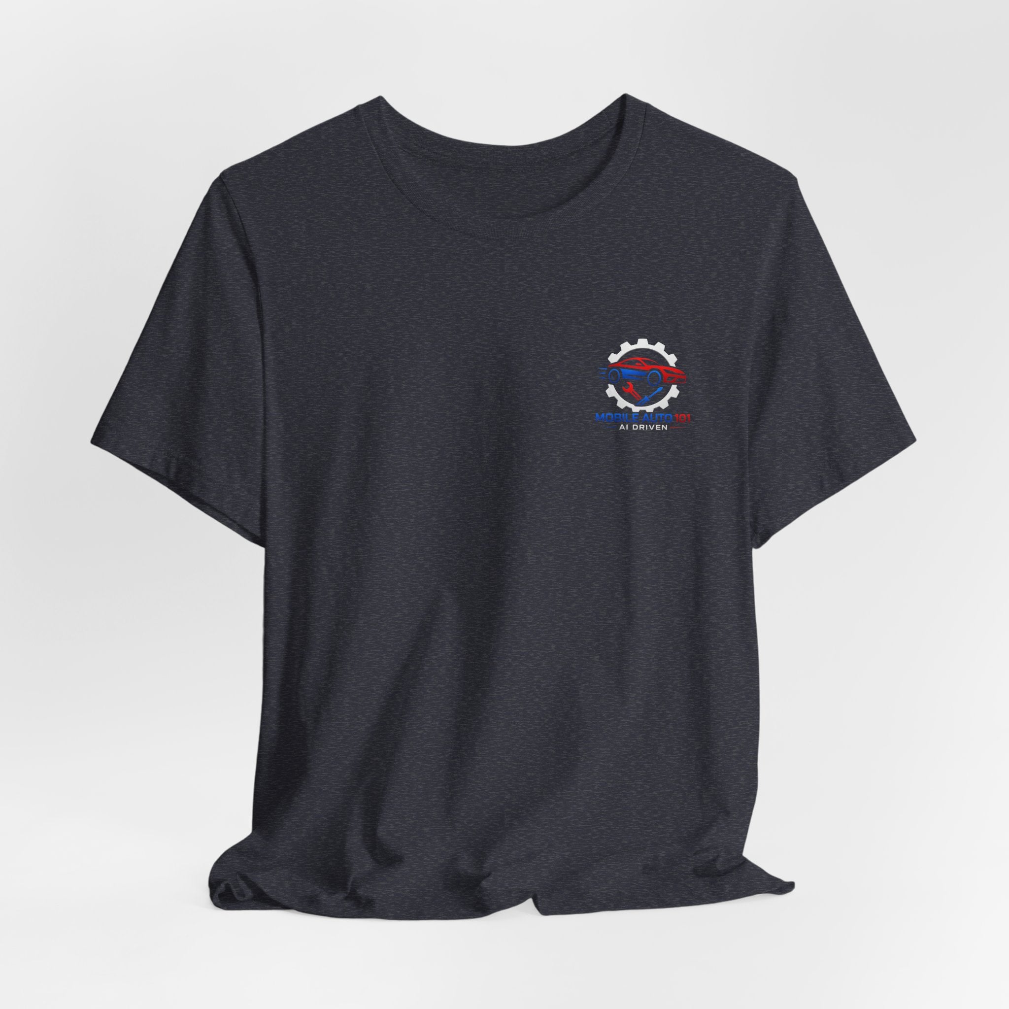 Mobile Auto 101 3rd Ed. (front and back design)-Unisex Jersey Short Sleeve Tee