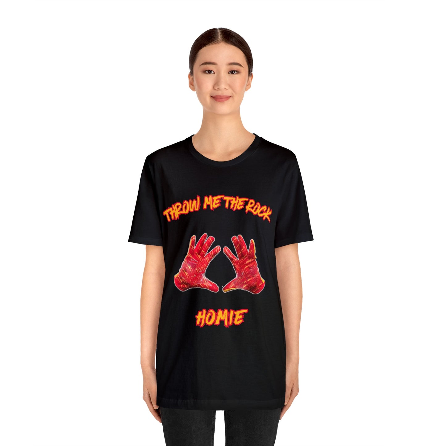 Throw Me the Rock Homie-Unisex Jersey Short Sleeve Tee