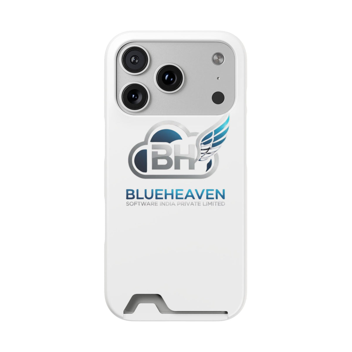 BlueHeaven Logo Phone Case with Card Holder