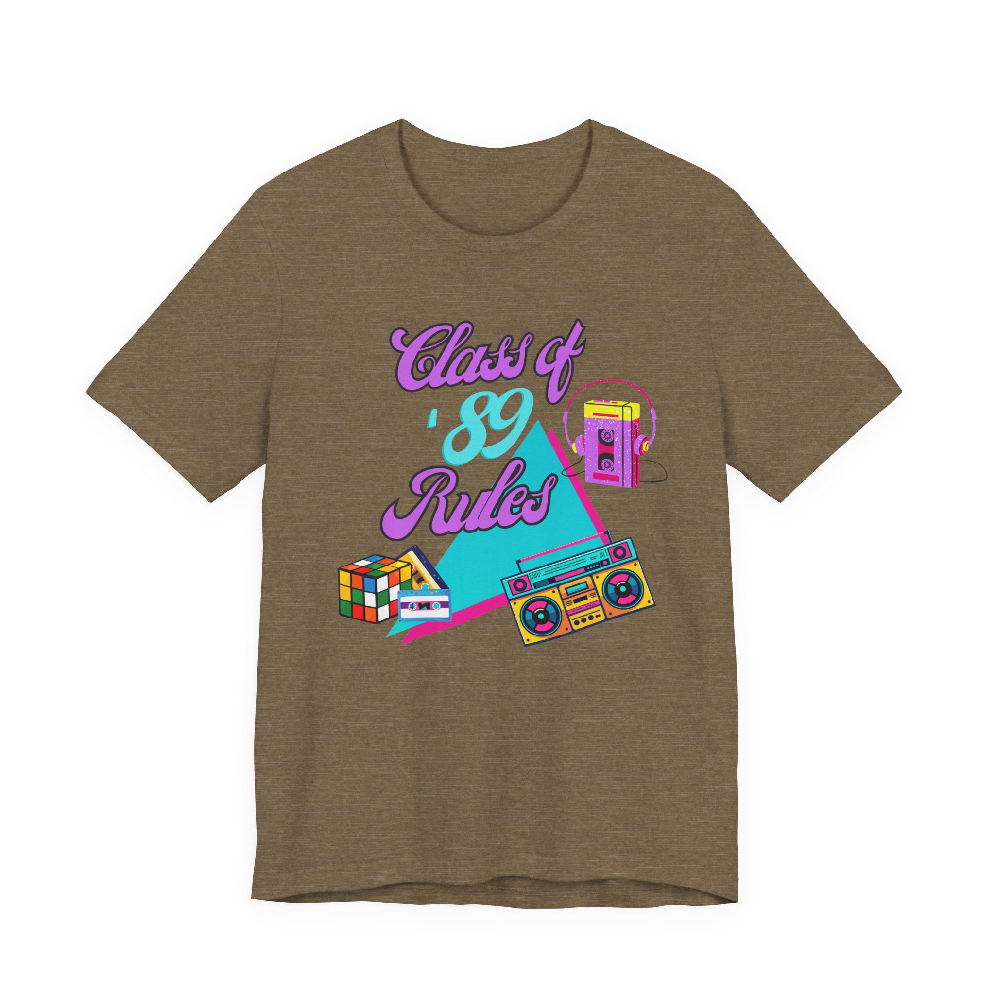 Class of '89 Rules Version 1-Unisex Jersey Short Sleeve Tee