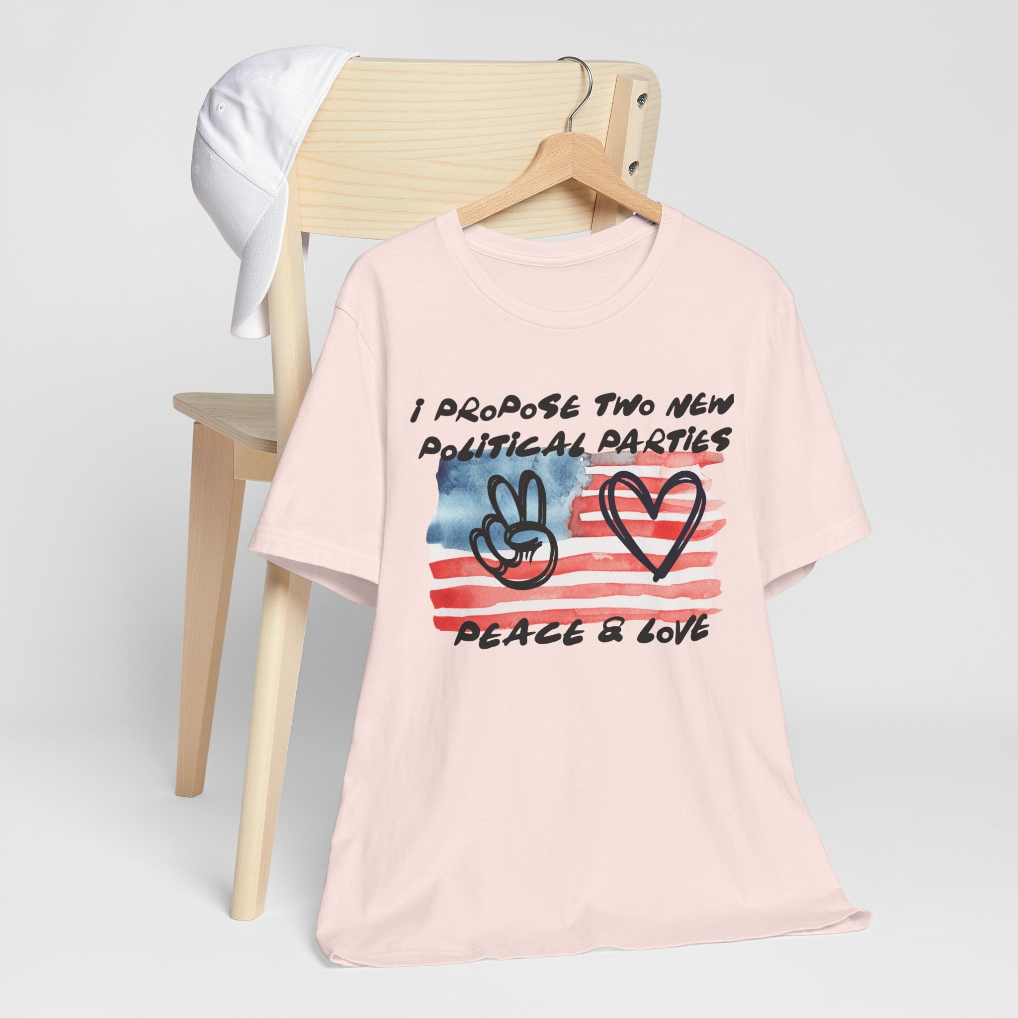 I Propose Two New Political Parties Design#2-Unisex Jersey Short Sleeve Tee