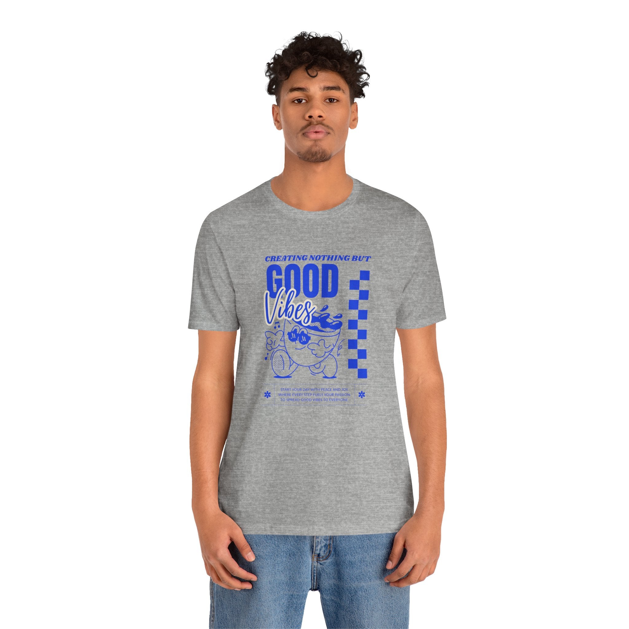 Creating Nothing But Good Vibes-Unisex Jersey Short Sleeve Tee