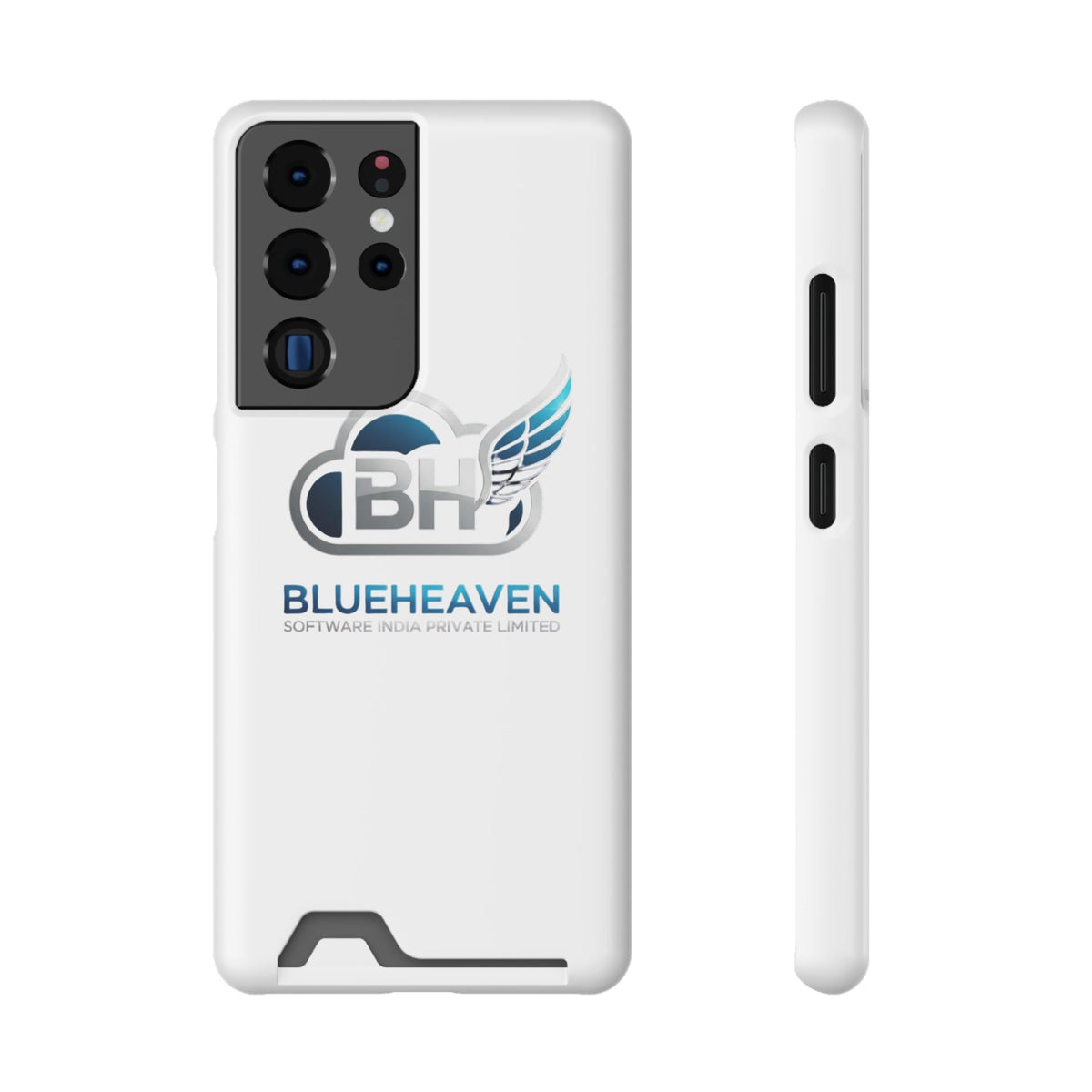 BlueHeaven Logo Phone Case with Card Holder