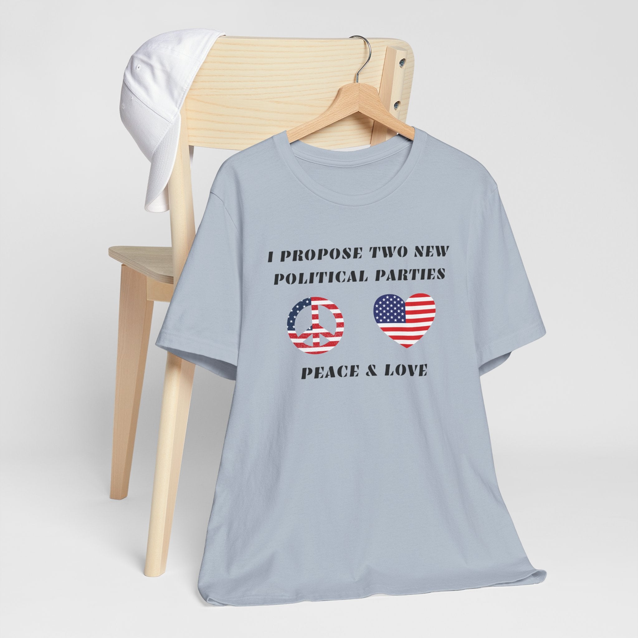 I Propose Two New Political Parties-Unisex Jersey Short Sleeve Tee