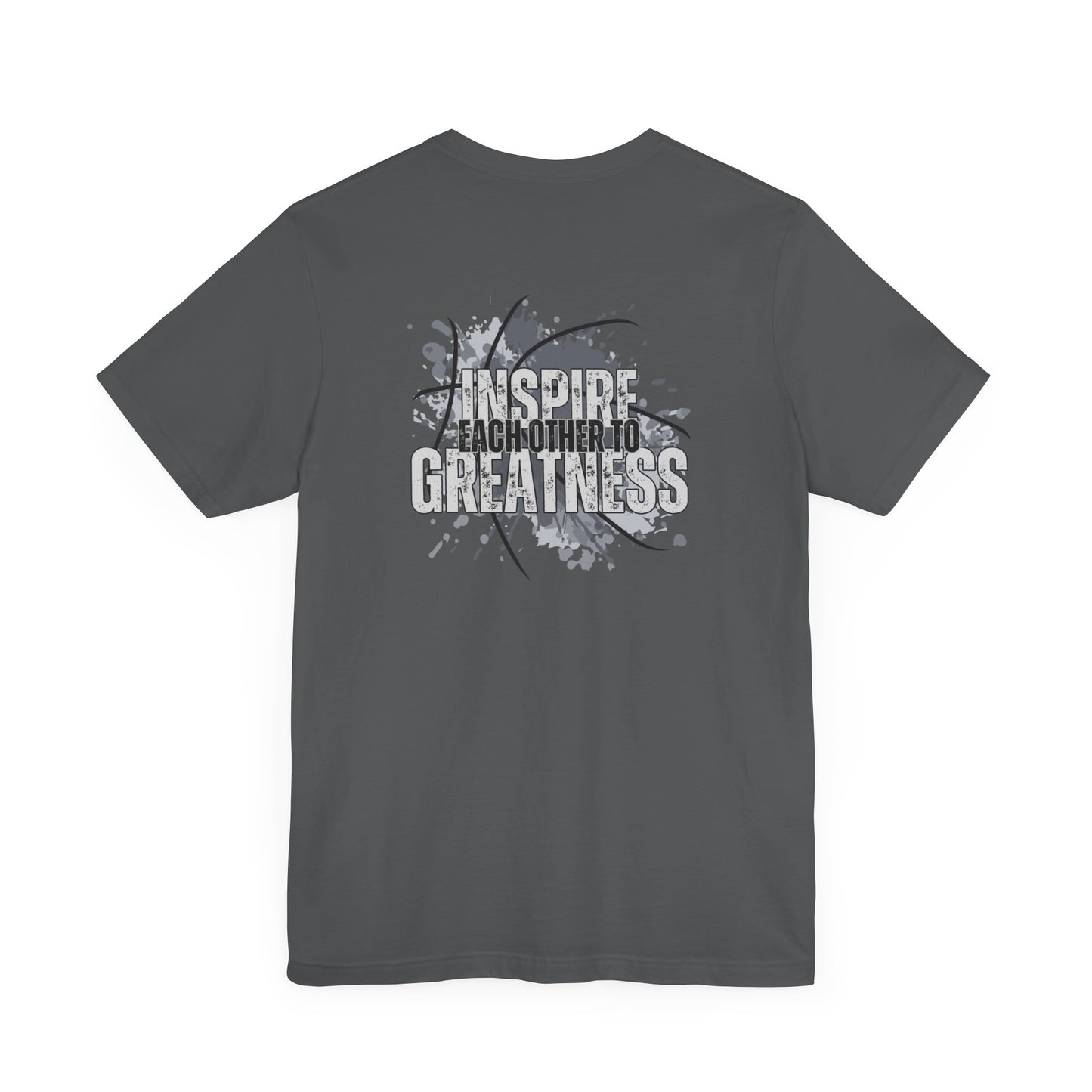 Inspire Each Other to Greatness-Double Sided Print-Unisex Jersey Short Sleeve Tee