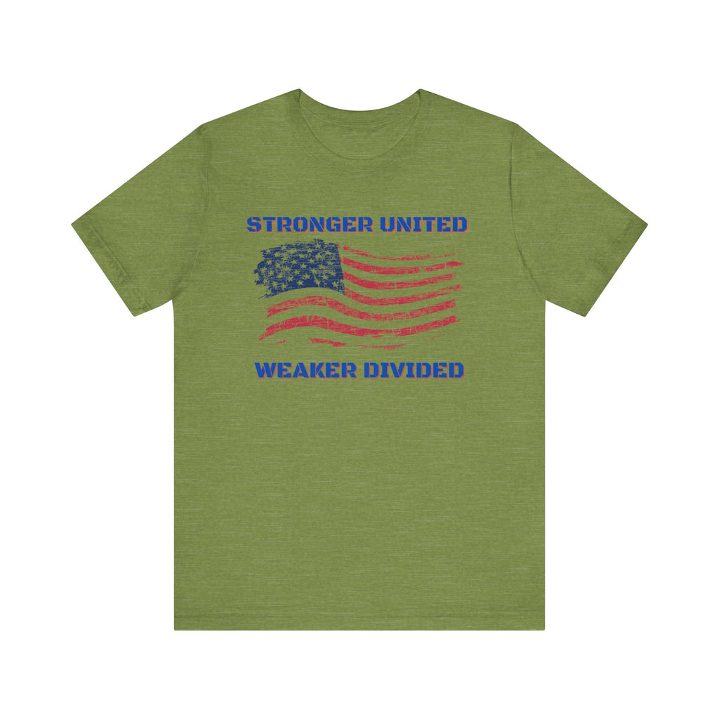 Stronger United Weaker Divided-Unisex Jersey Short Sleeve Tee