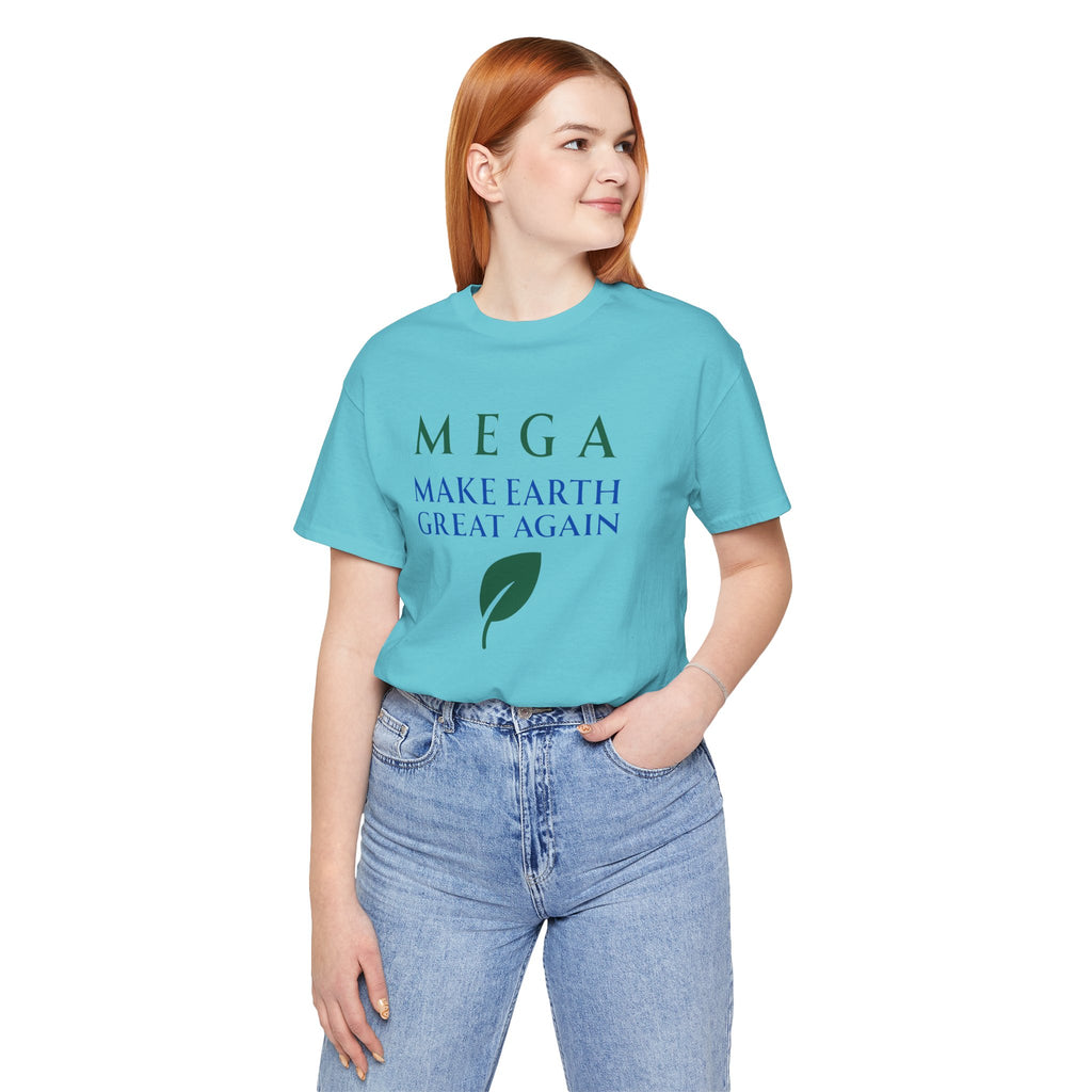 MEGA Make Earth Great Again Version 2-Unisex Jersey Short Sleeve Tee