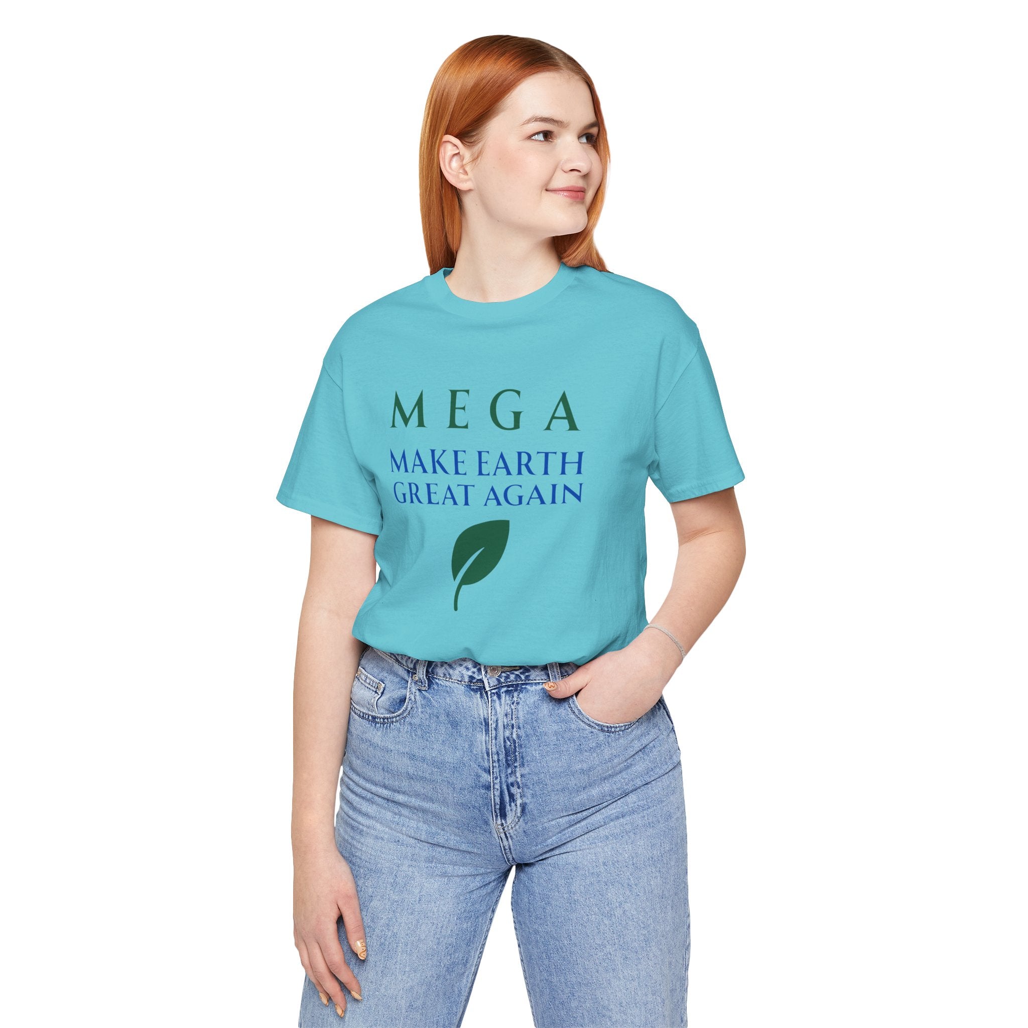 MEGA Make Earth Great Again Version 2-Unisex Jersey Short Sleeve Tee
