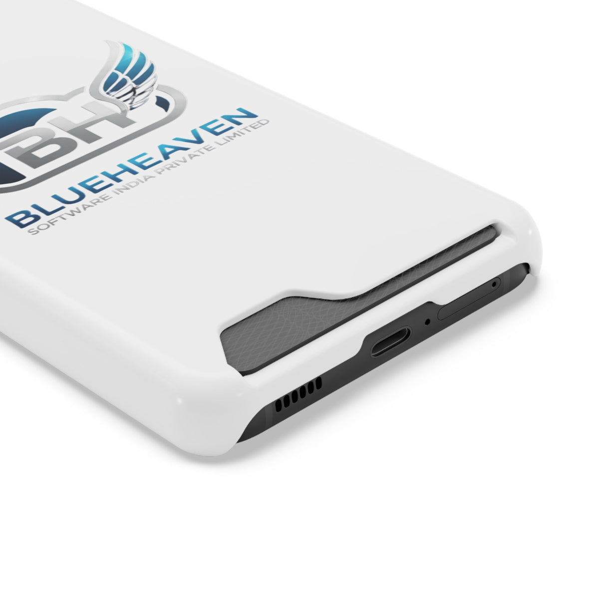 BlueHeaven Logo Phone Case with Card Holder