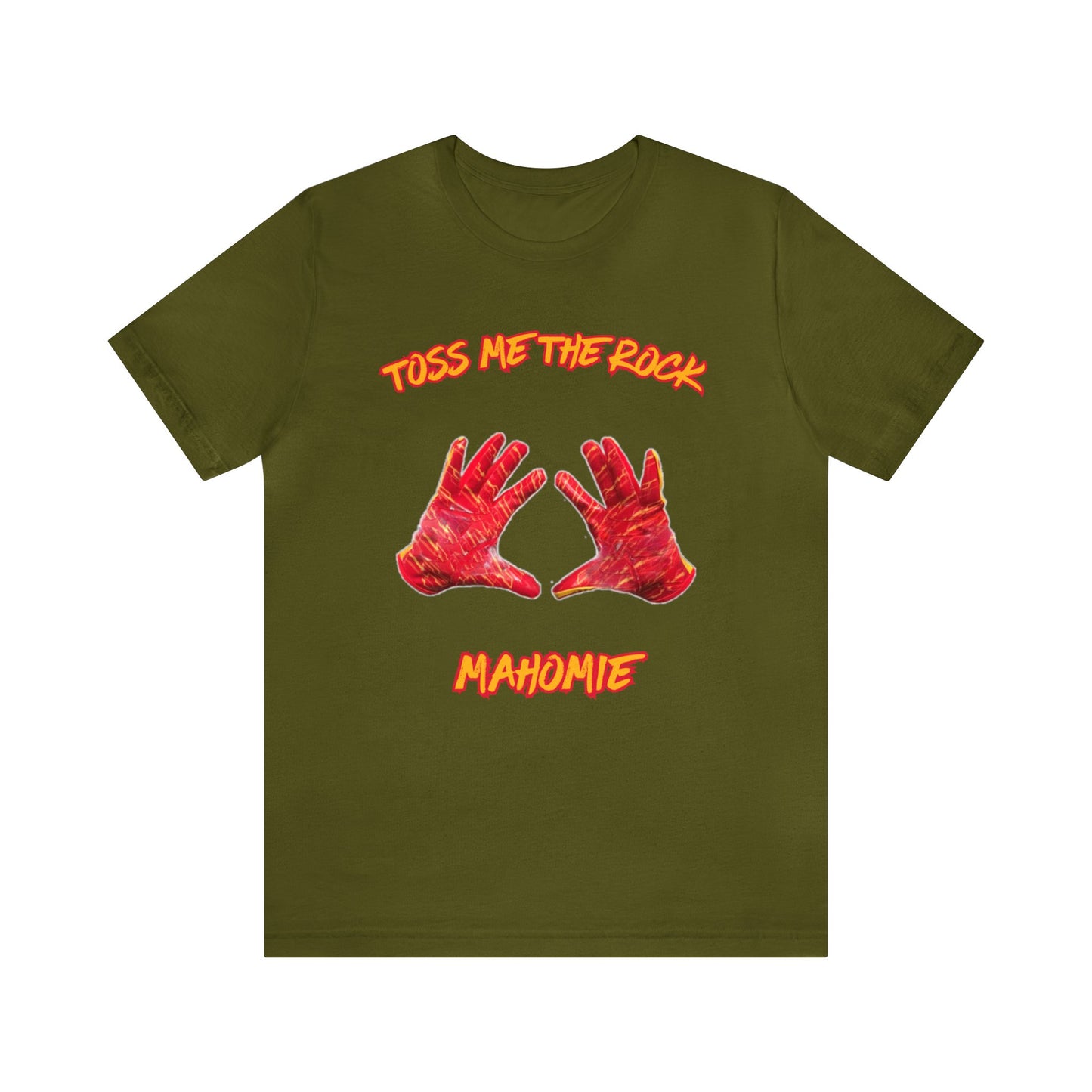 Toss Me the Rock Mahomie-Unisex Jersey Short Sleeve Tee