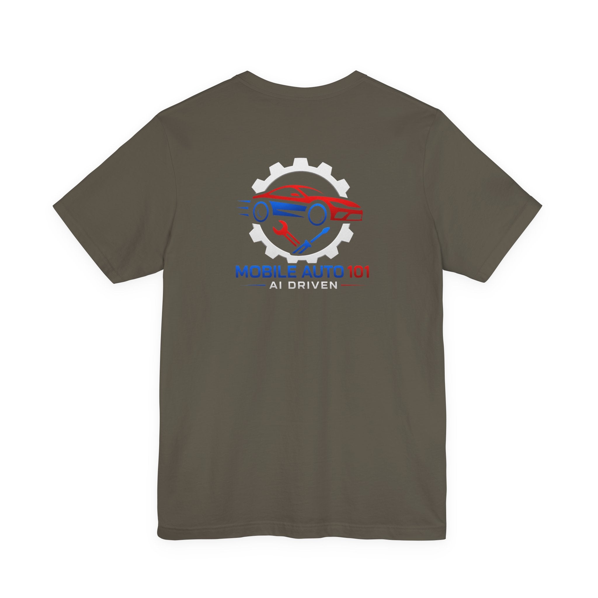Mobile Auto 101 3rd Ed. (front and back design)-Unisex Jersey Short Sleeve Tee