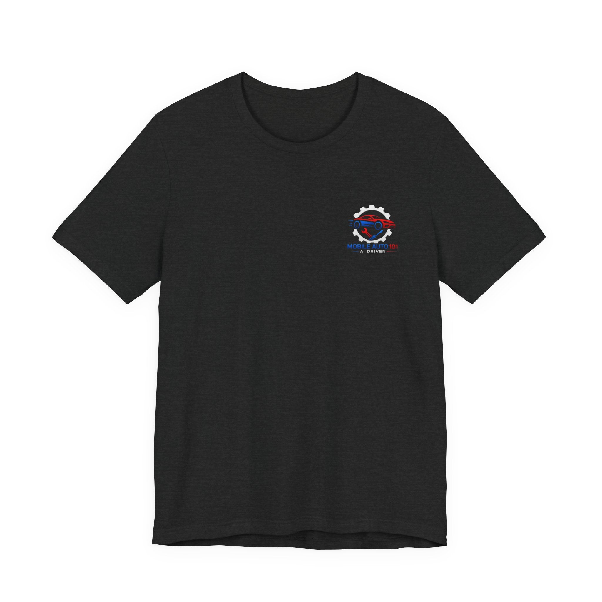 Mobile Auto 101 3rd Ed. (front and back design)-Unisex Jersey Short Sleeve Tee
