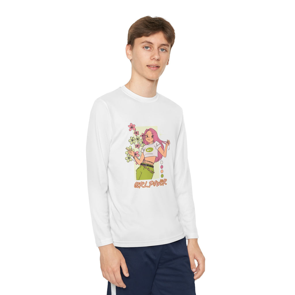 Girl Power-Youth Long Sleeve Competitor Tee
