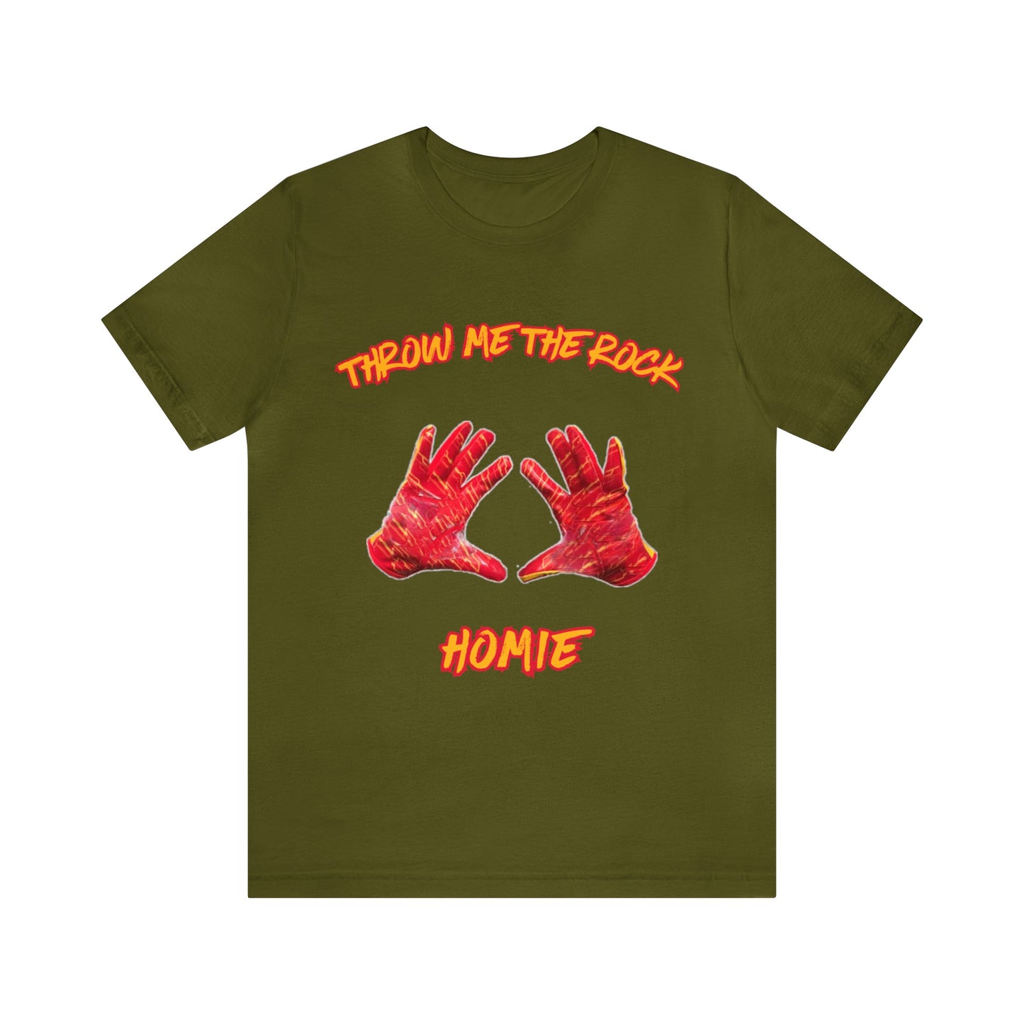 Throw Me the Rock Homie-Unisex Jersey Short Sleeve Tee