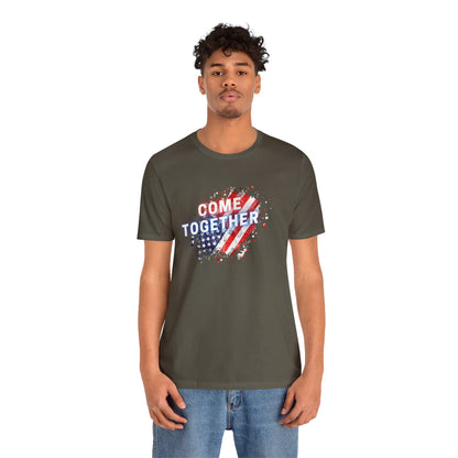 Come Together (Political Unity)-Unisex Jersey Short Sleeve Tee