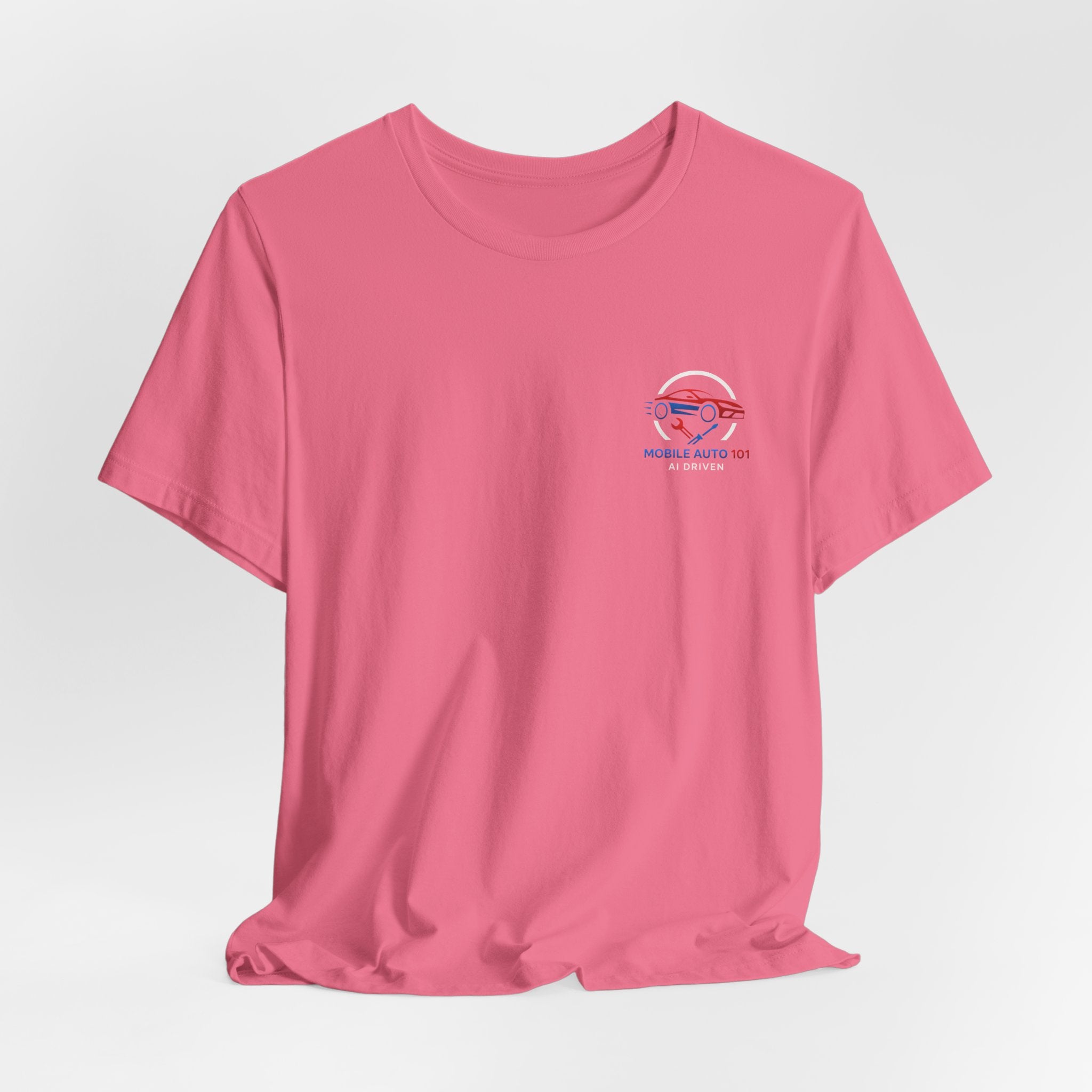 Mobile Auto 101 2nd Ed. (front and back design)-Unisex Jersey Short Sleeve Tee