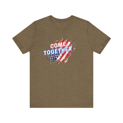 Come Together (Political Unity)-Unisex Jersey Short Sleeve Tee