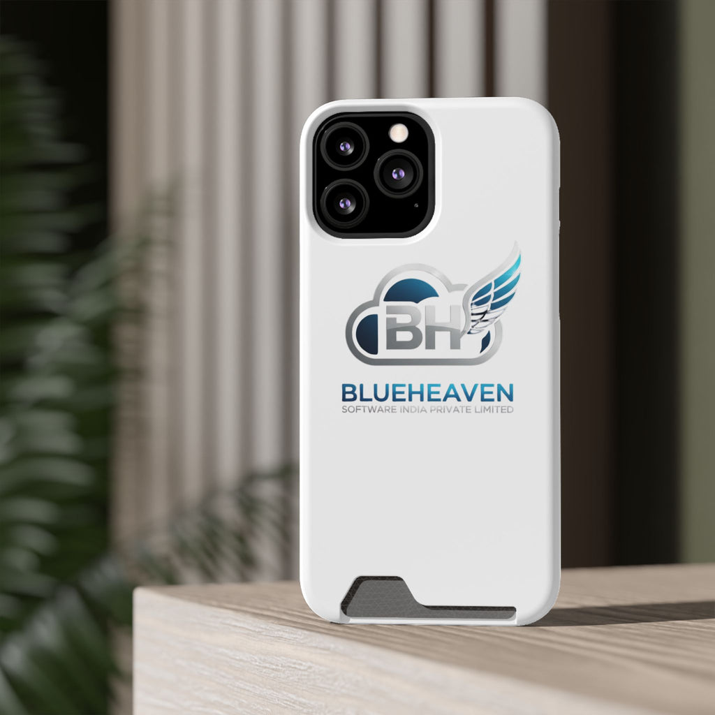 BlueHeaven Logo Phone Case with Card Holder