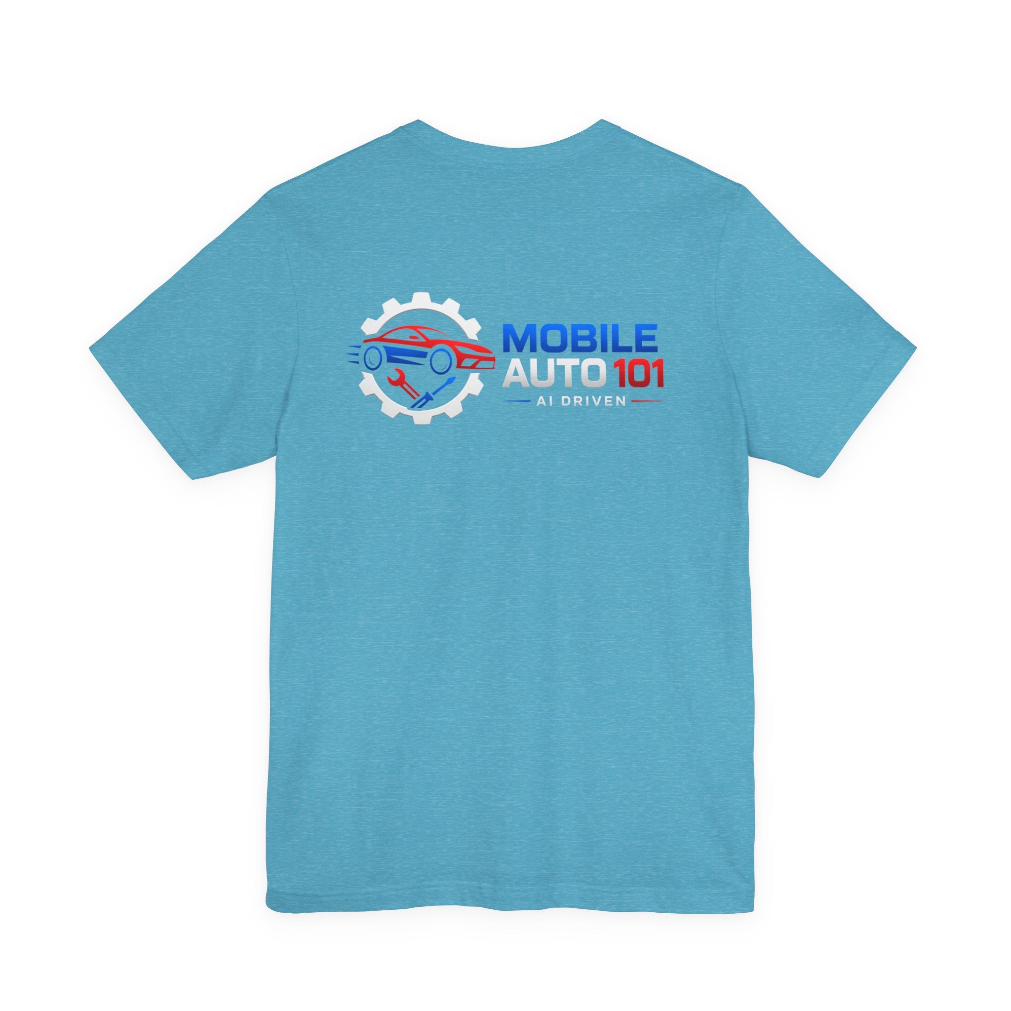 Mobile Auto 101 3rd Ed. (front and back design)-Unisex Jersey Short Sleeve Tee