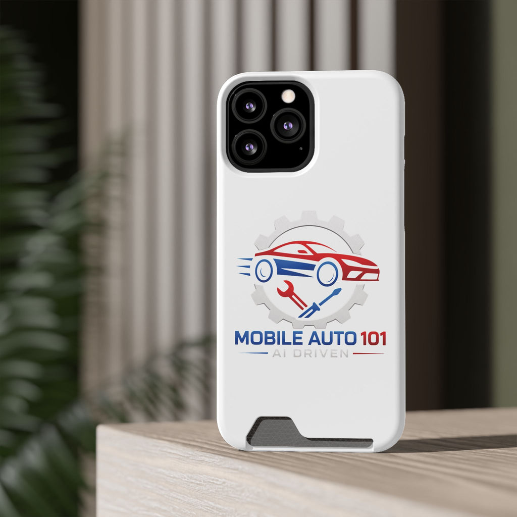 Mobile Auto 101 Logo Phone Case with Card Holder