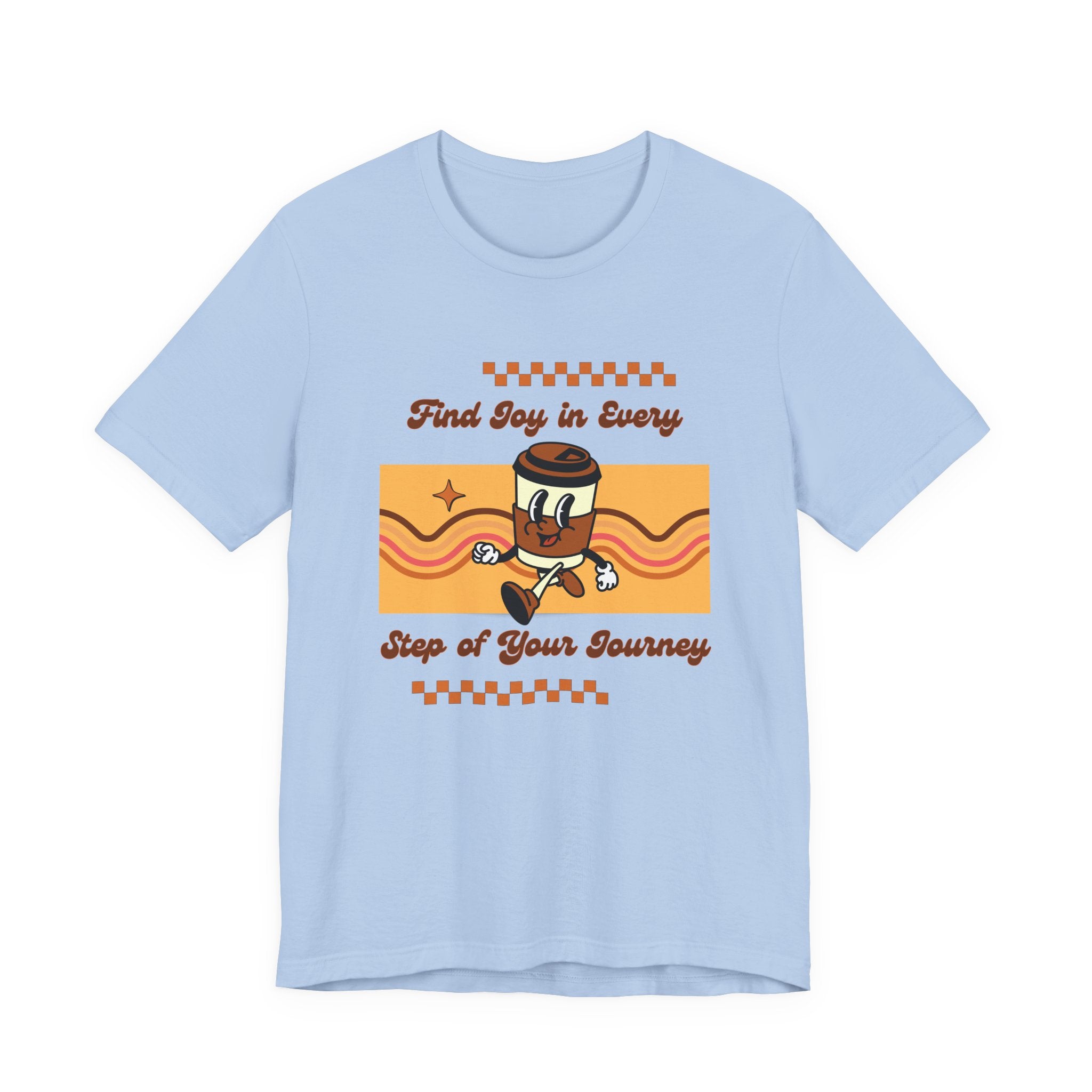 Find Joy in Every Step of Your Journey-Unisex Jersey Short Sleeve Tee