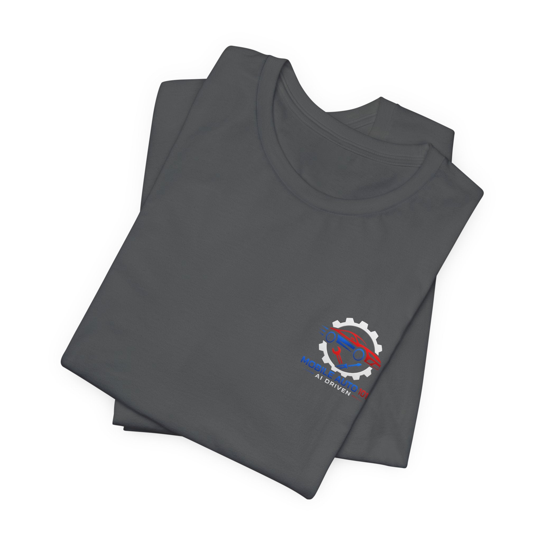 Mobile Auto 101 3rd Ed. (front and back design)-Unisex Jersey Short Sleeve Tee