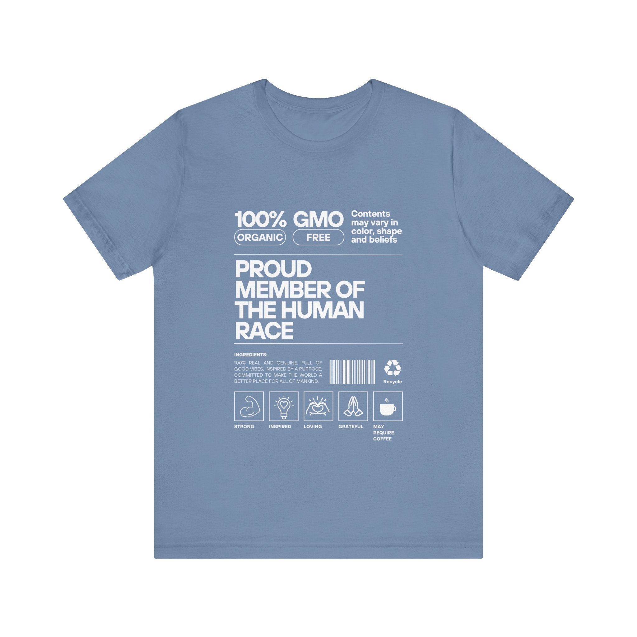 Proud Member of the Human Race-Unisex Jersey Short Sleeve Tee