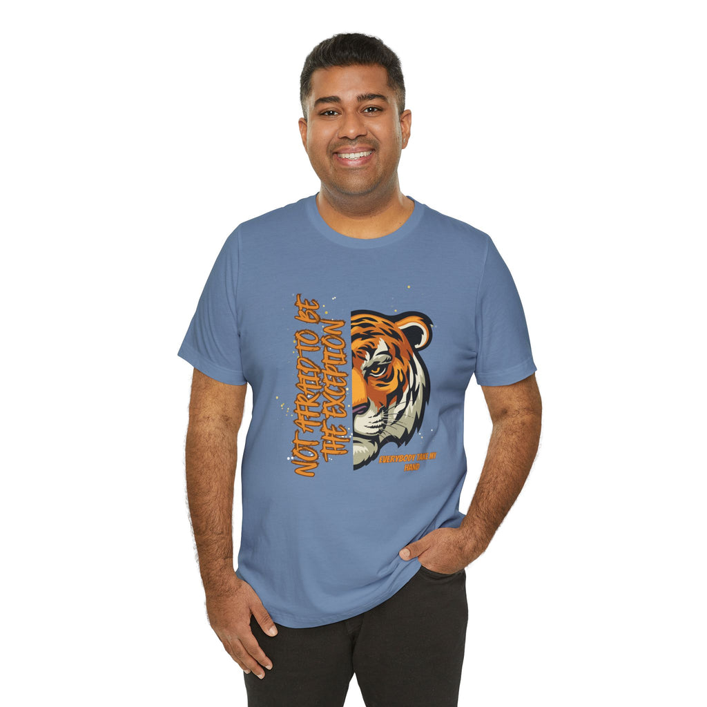 Not Afraid to Be the Exception-Unisex Jersey Short Sleeve Tee