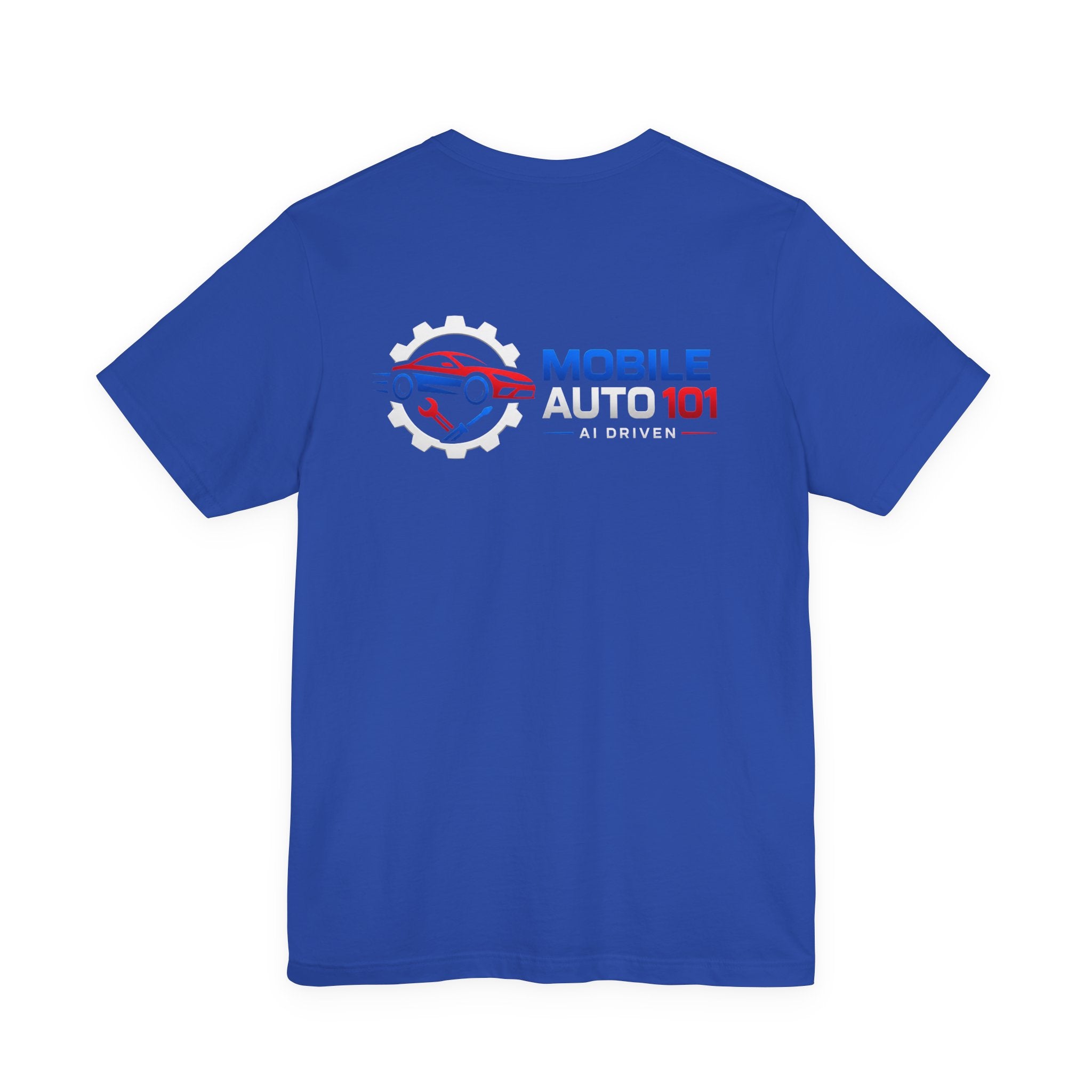 Mobile Auto 101 3rd Ed. (front and back design)-Unisex Jersey Short Sleeve Tee