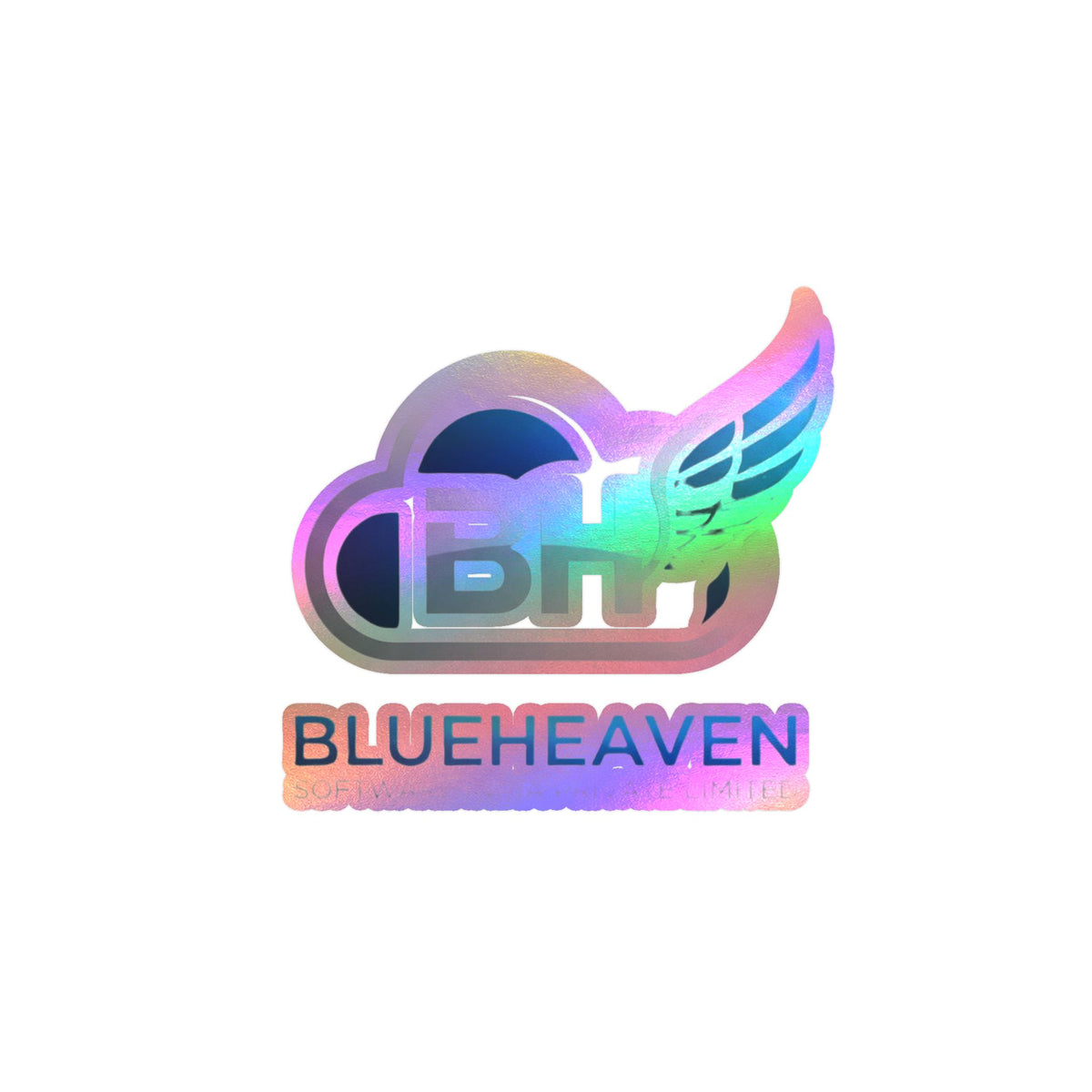 Blueheaven BH Winged Logo Kiss-Cut Vinyl Decal