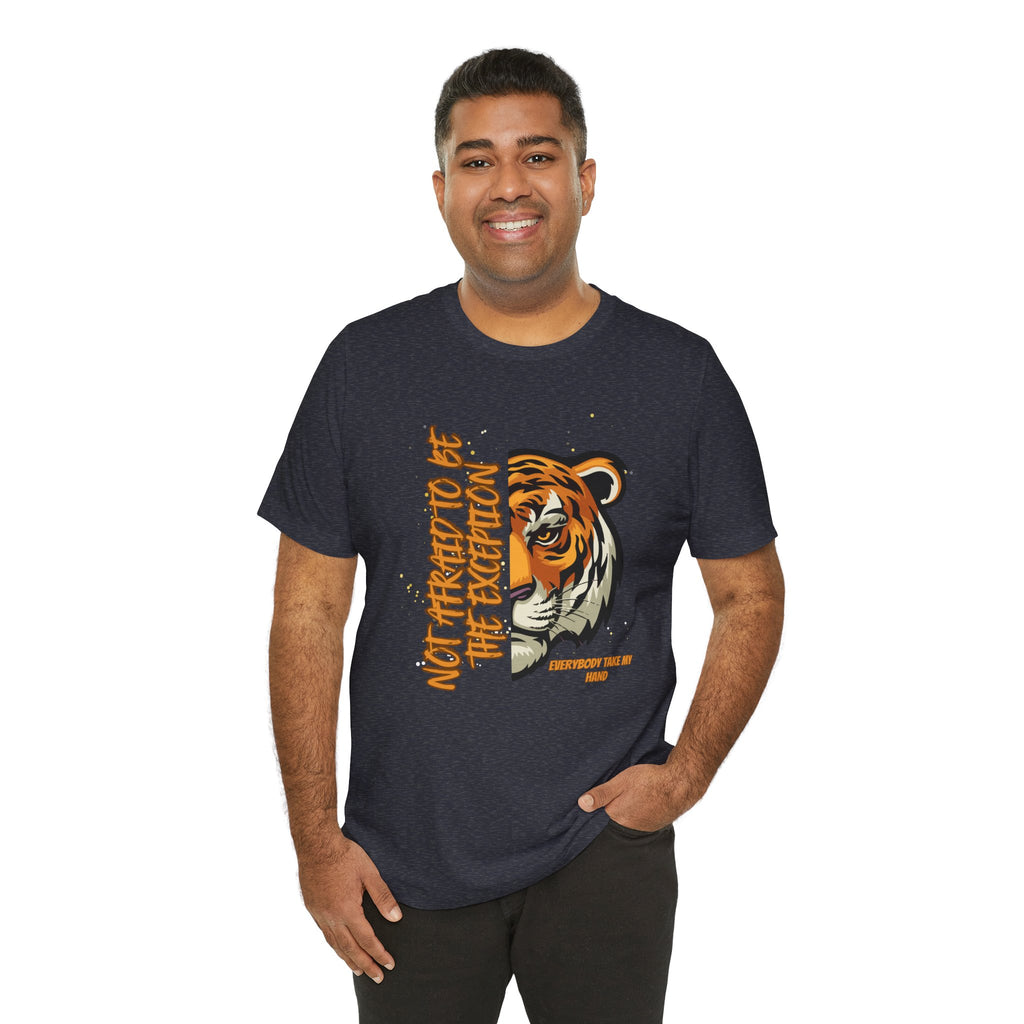 Not Afraid to Be the Exception-Unisex Jersey Short Sleeve Tee